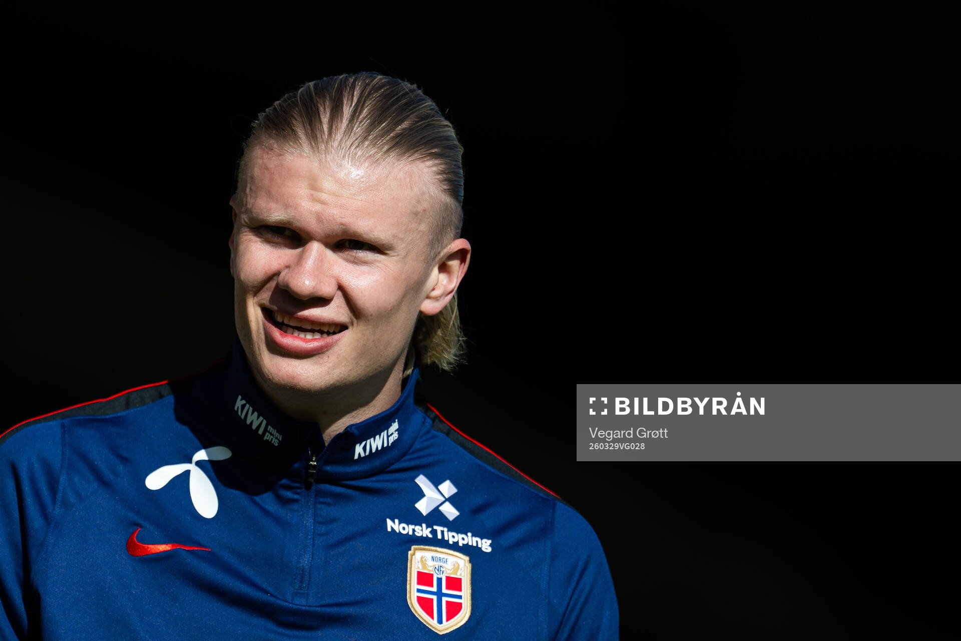 Erling Braut Haaland of the Norwegian national football team