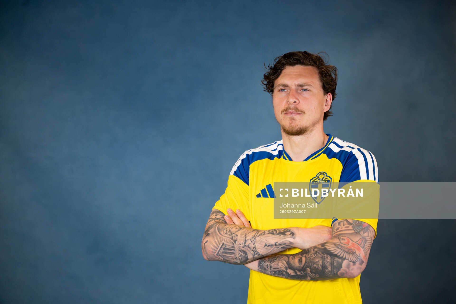 Victor Nilsson Lindelöf of the Swedish national football