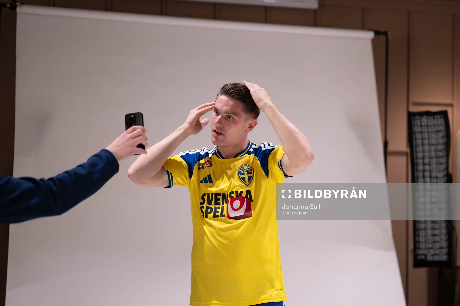 Viktor Gyökeres of the Swedish national football team