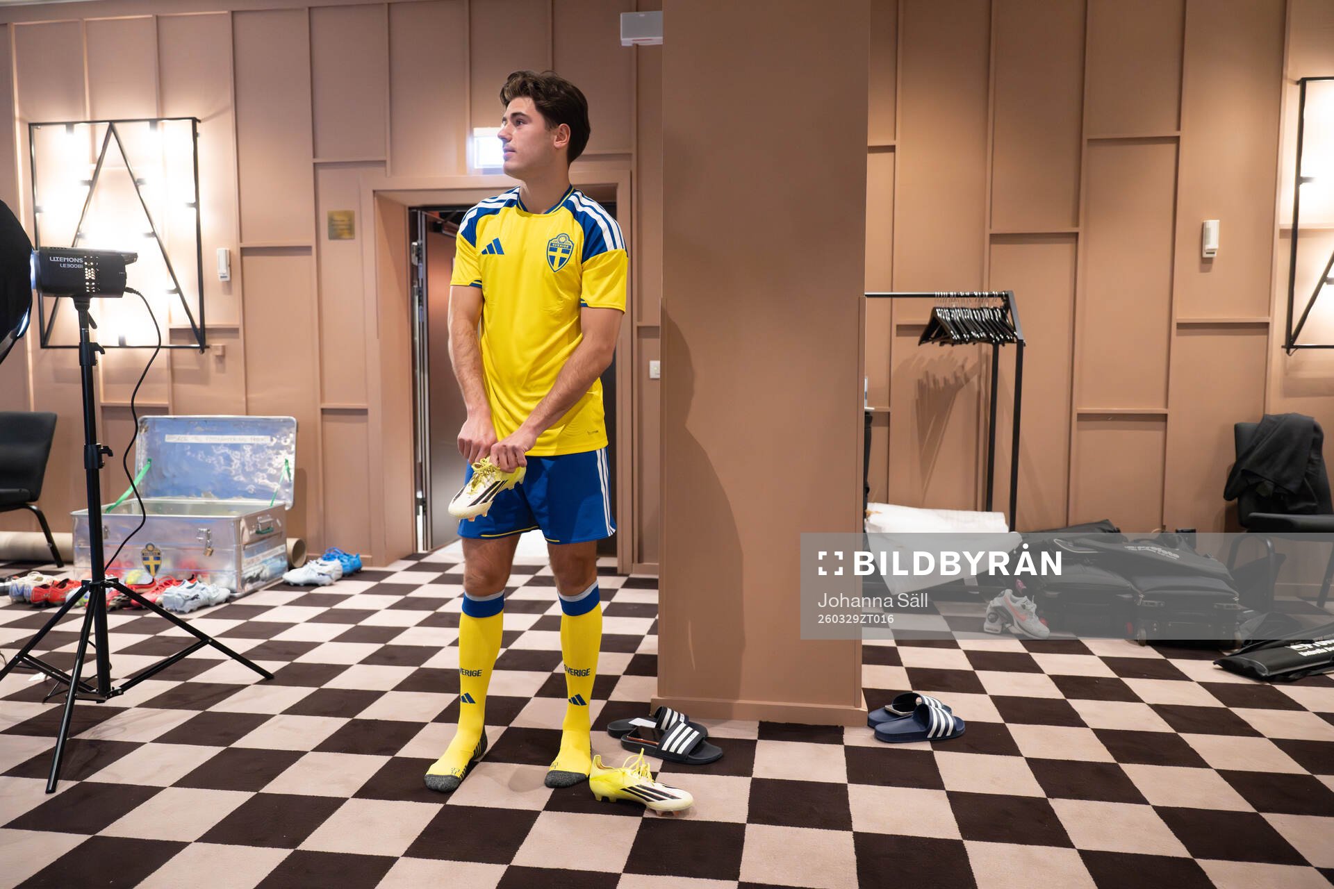 Besfort Zeneli of the Swedish national football team