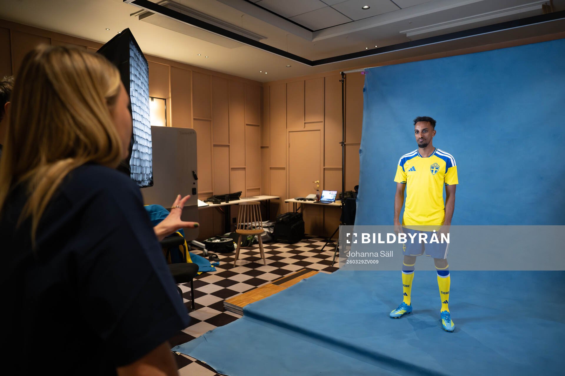 Taha Ali of the Swedish national football team