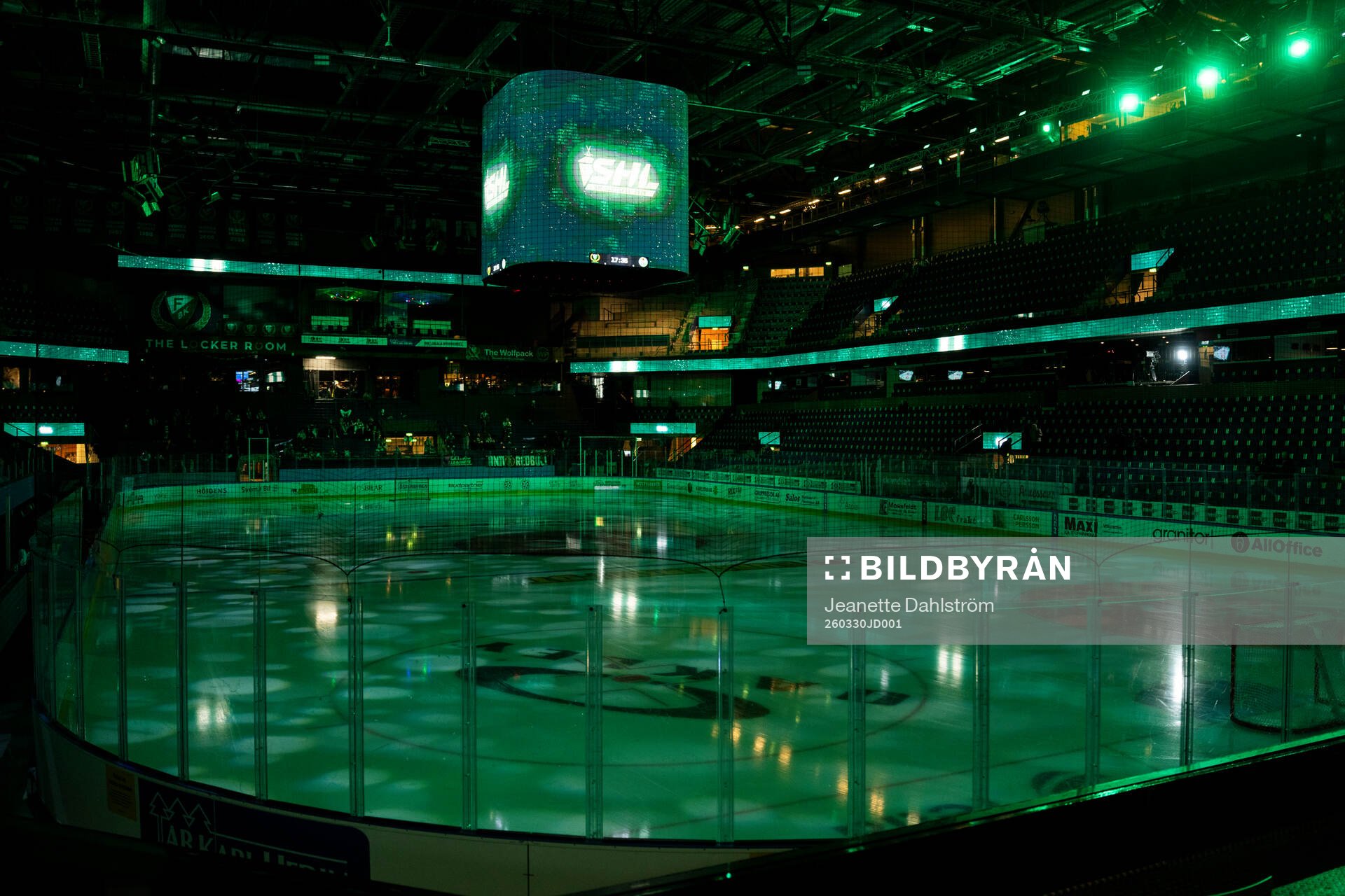 inför kvartsfinal fyra i SHL ishockeymatchen mellan