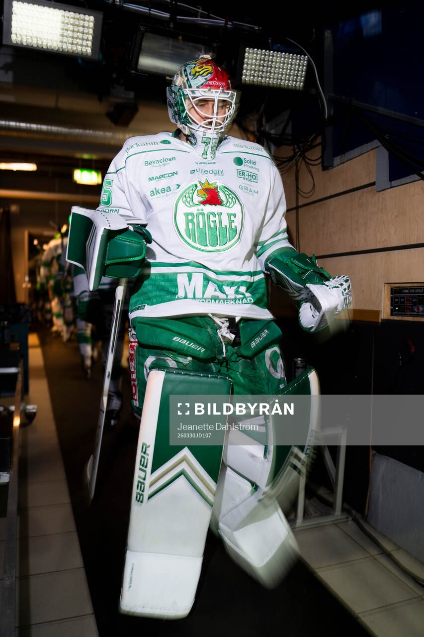 Rögles målvakt Arvid Holm