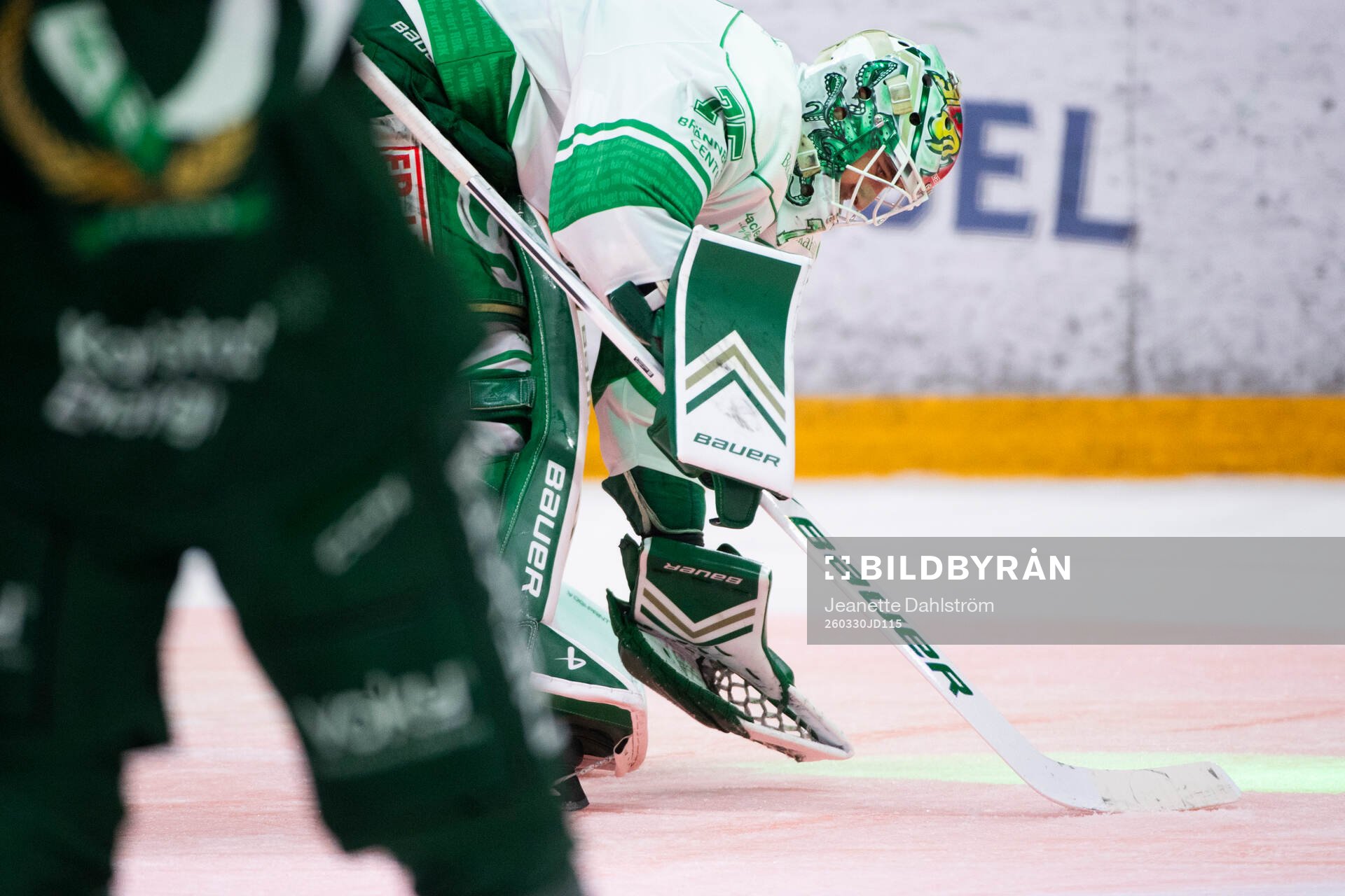 Rögles målvakt Arvid Holm