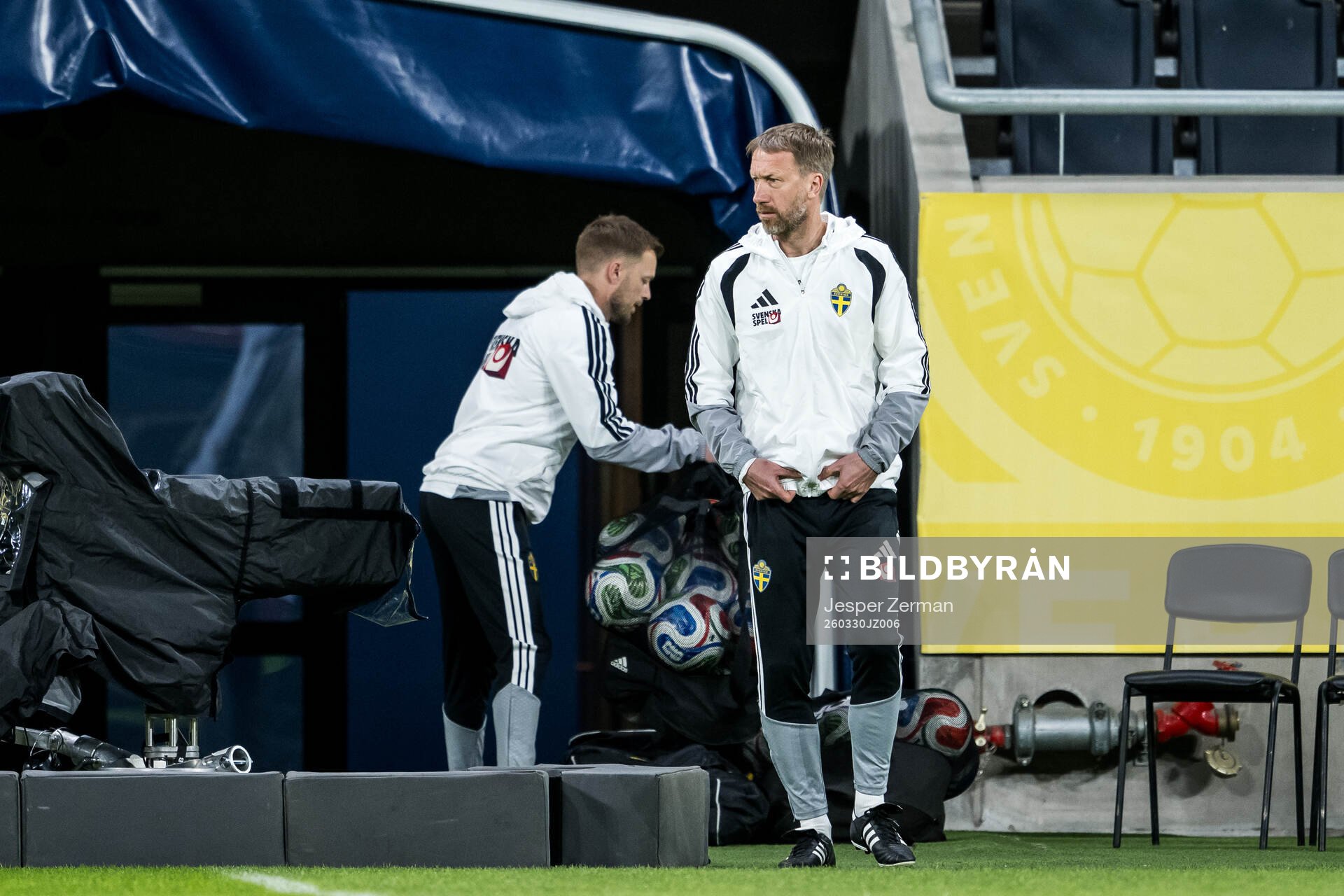 Head coach Graham Potter of the Swedish national football