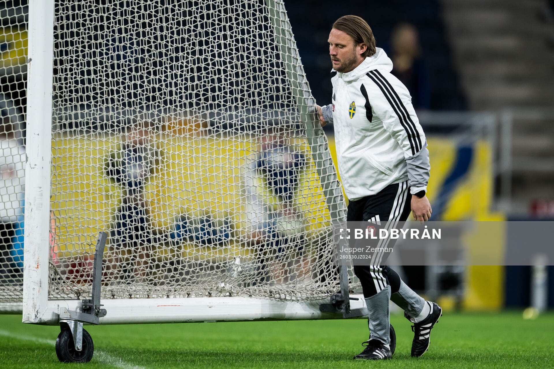 Assistant coach Björn Hamberg of the Swedish national