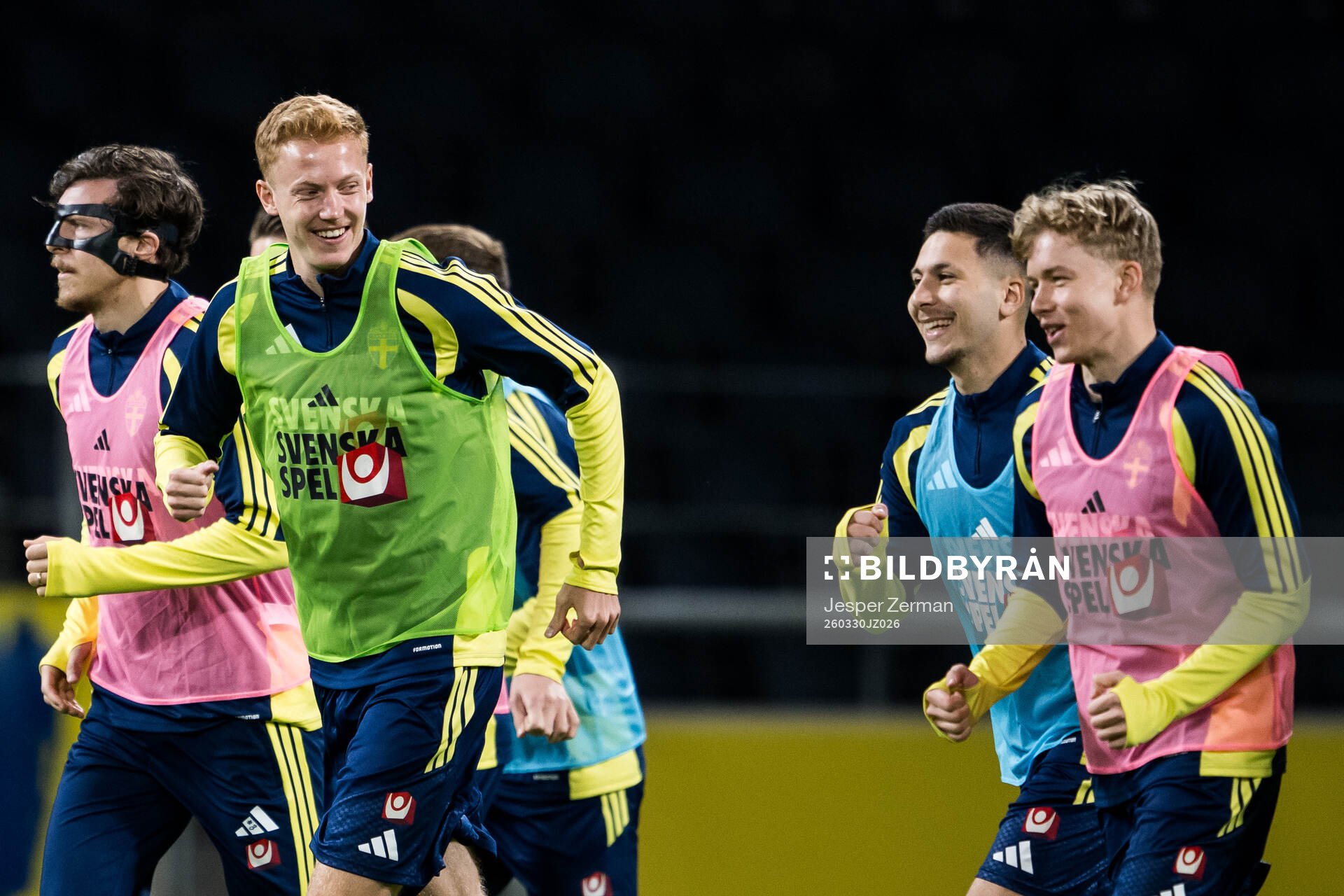 Hugo Larsson, Roony Bardghji and Daniel Svensson of the