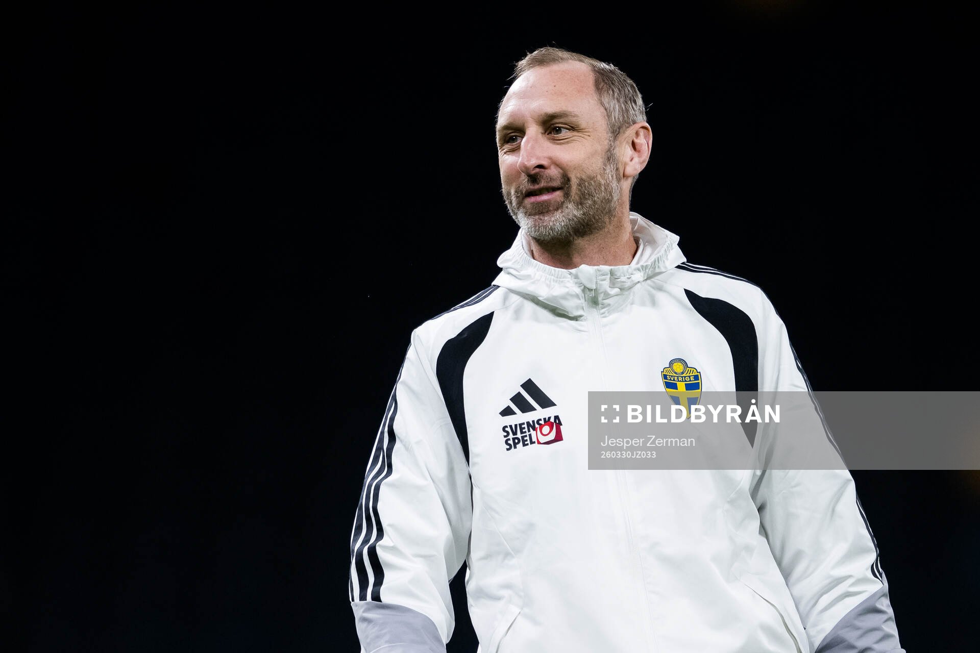 Assistant coach Andreas Georgson of the Swedish national
