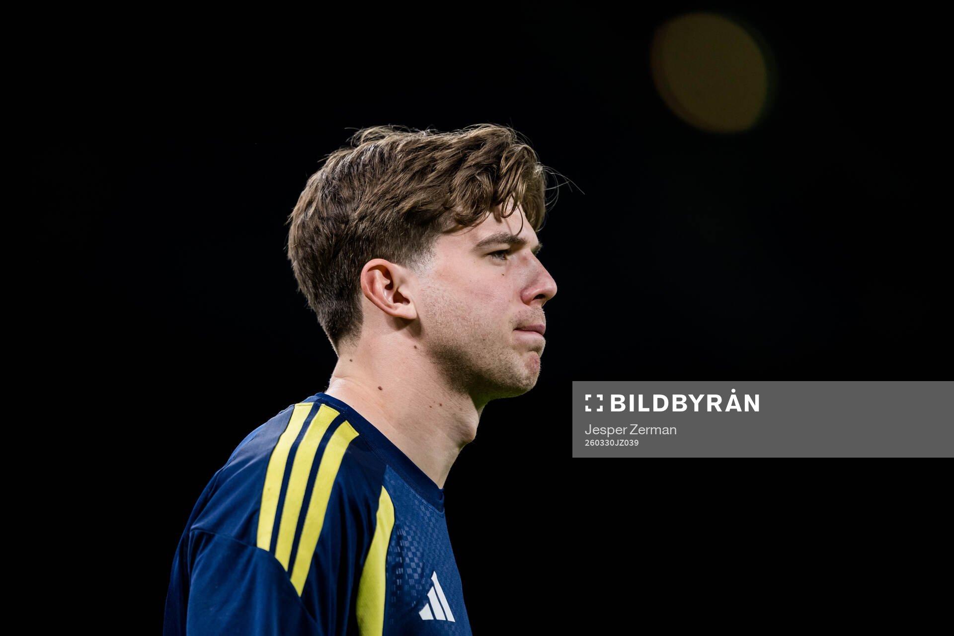 goalkeeper Melker Ellborg of the Swedish national football