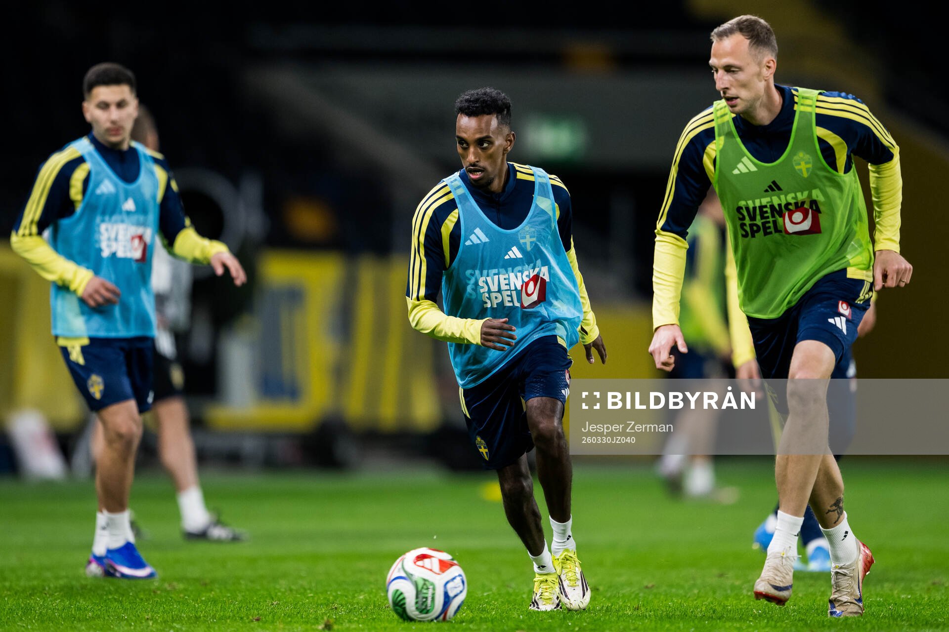 Taha Abdi Ali and Gustaf Nilsson of the Swedish national