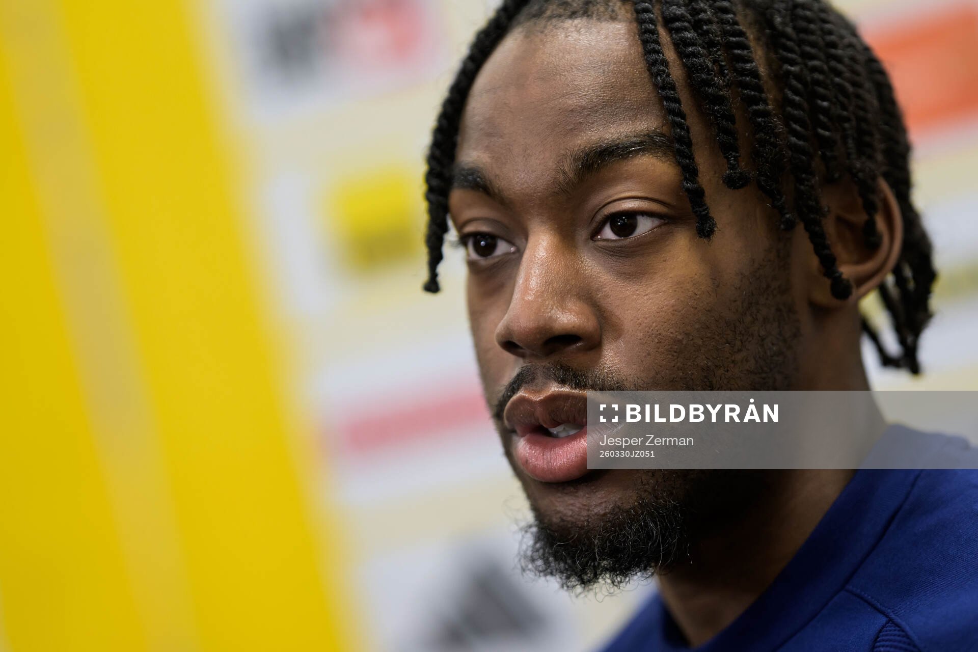 Anthony Elanga of the Swedish national football team