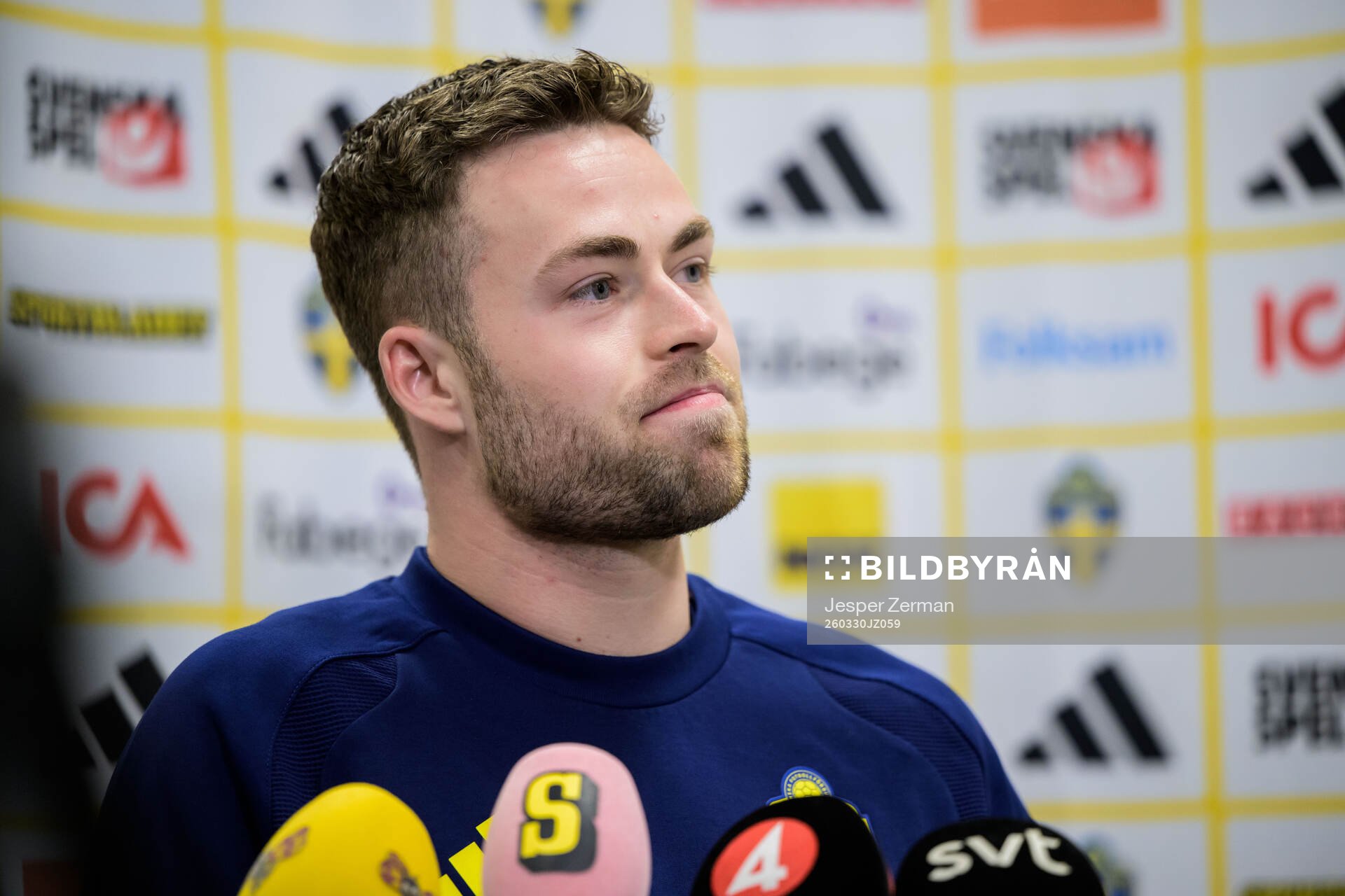 Gabriel Gudmundsson of the Swedish national football team