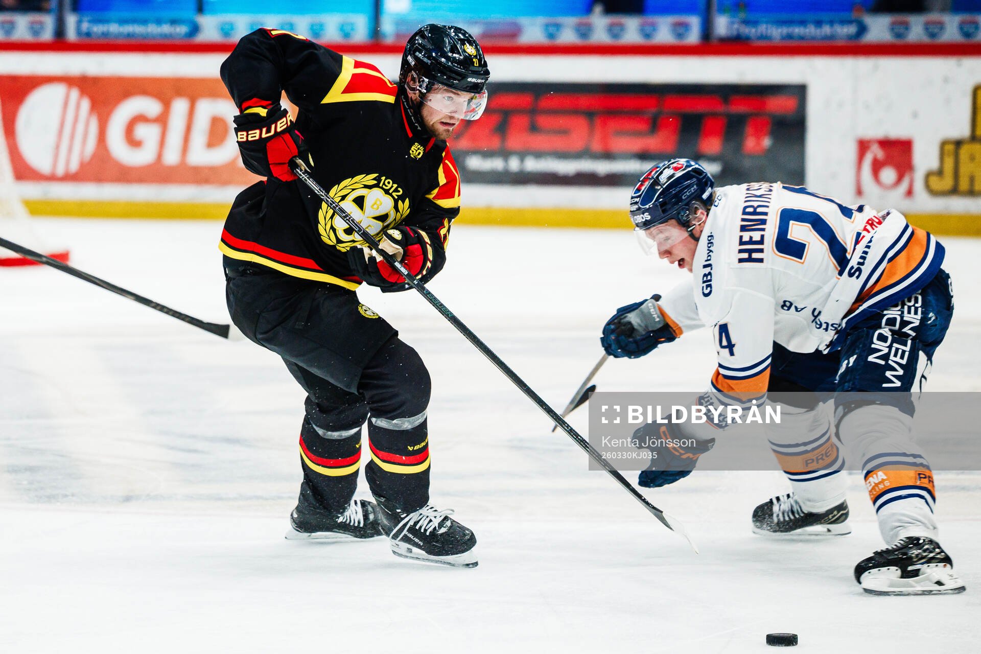 Brynäs Mattias Norlinder och Växjös Karl Henriksson