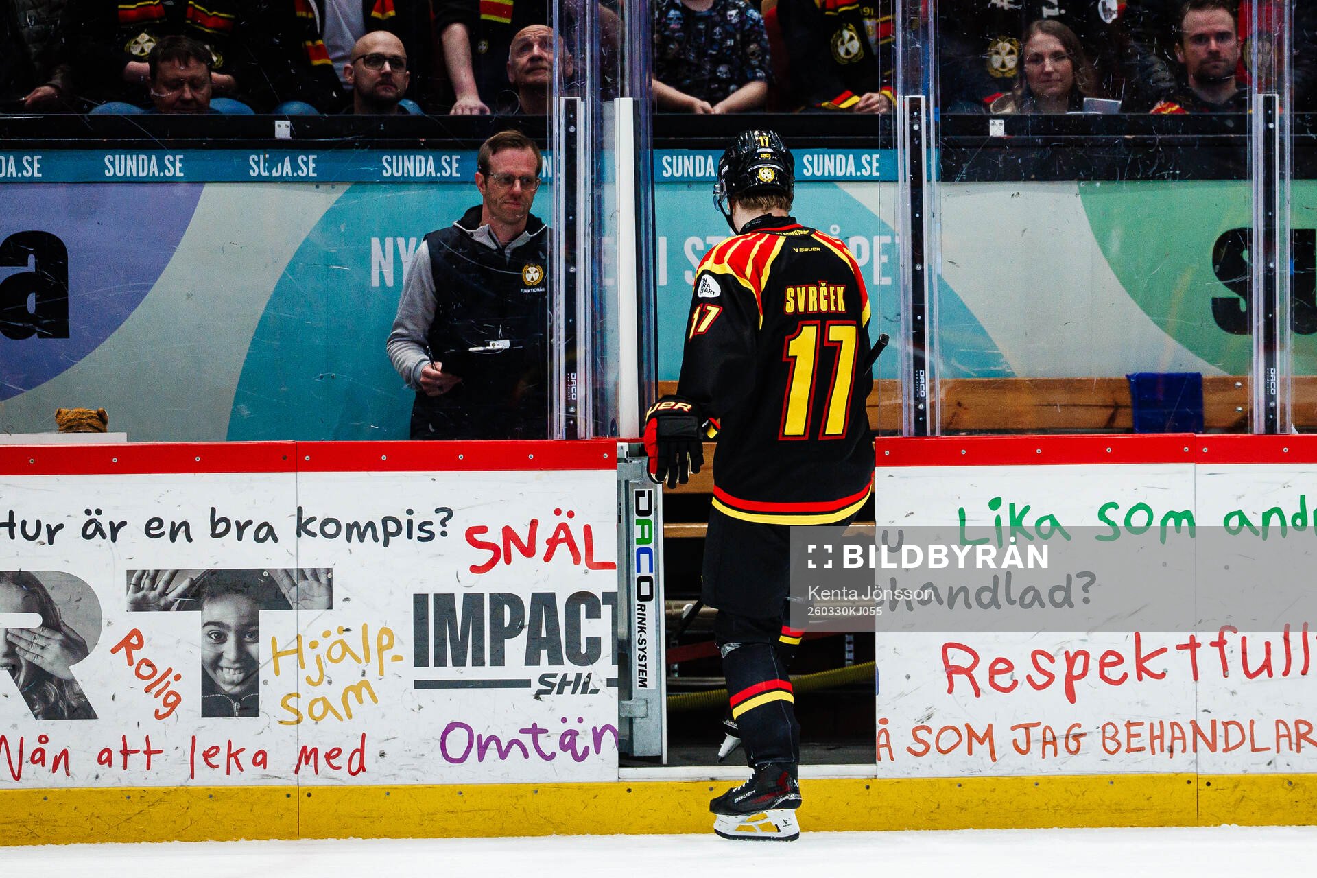 Brynäs Michal Svrcek sitter av en utvisning pga Brynäs