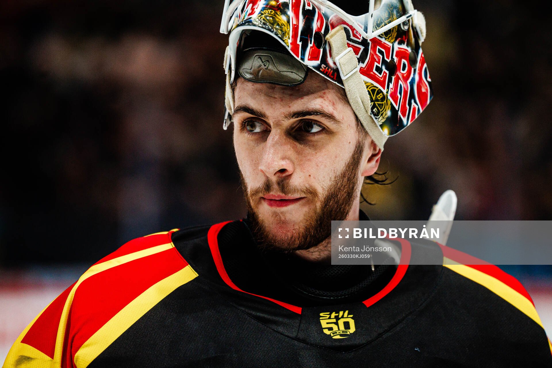 Brynäs målvakt Damian Clara