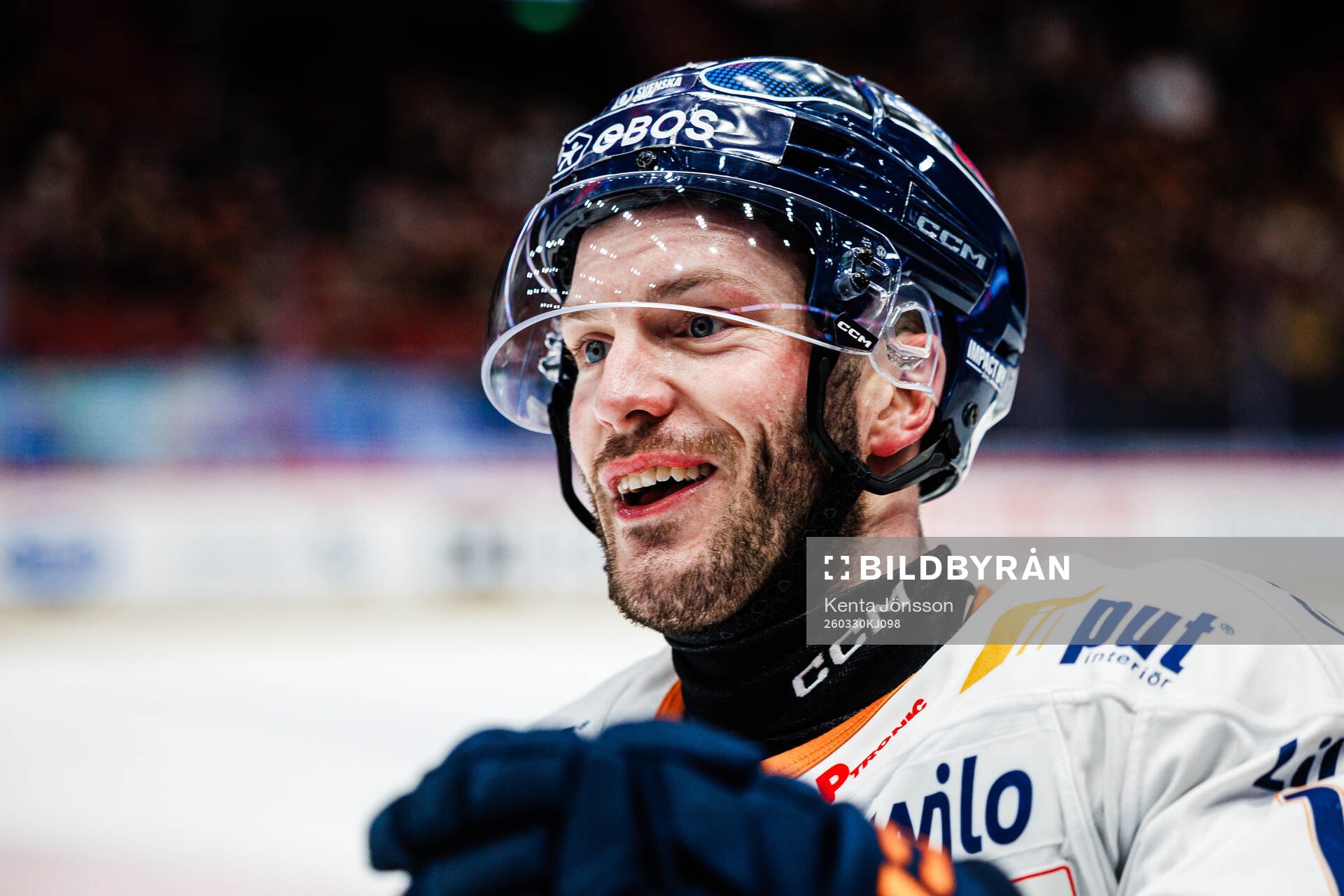 Växjös Brogan Rafferty jublar