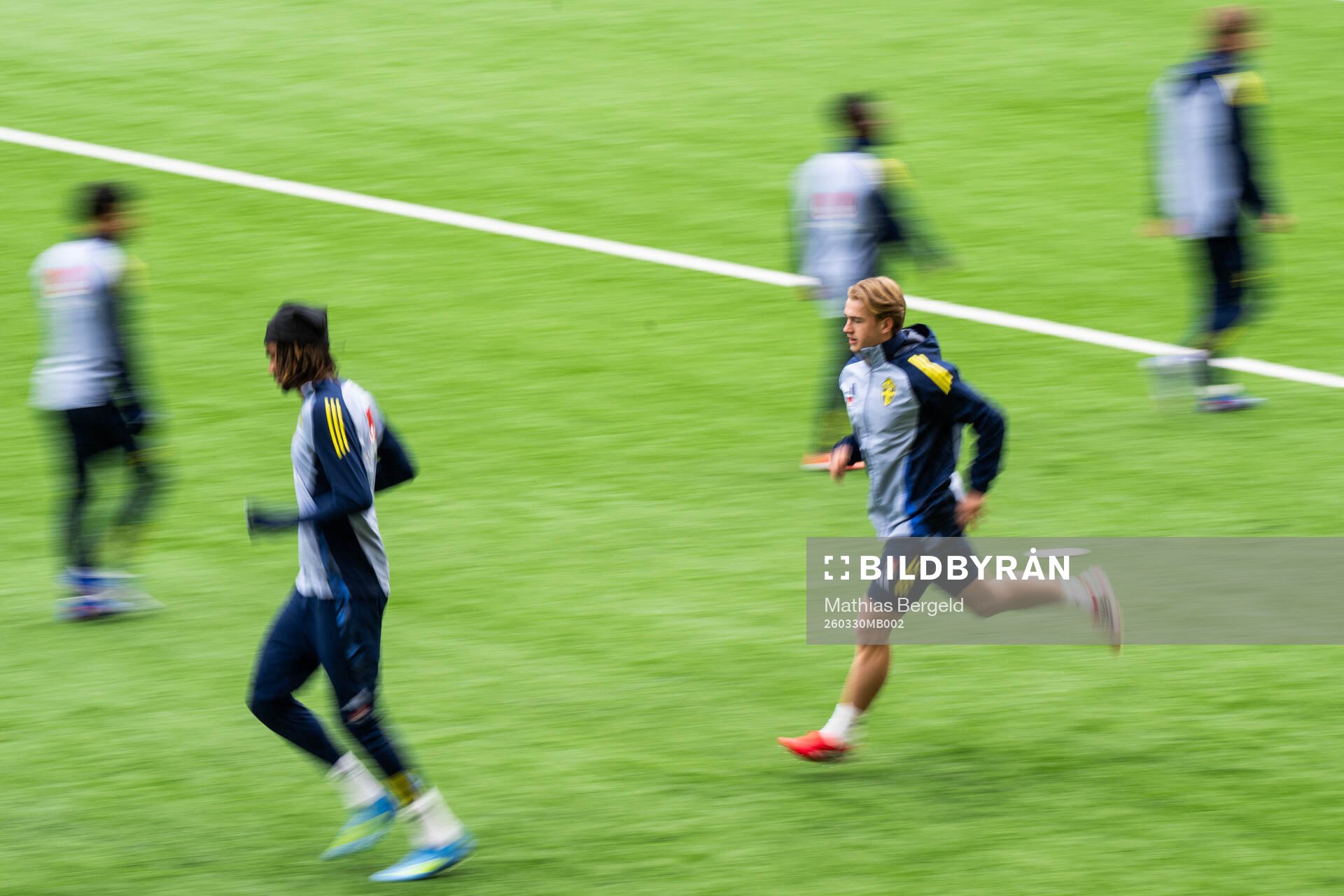 Noah Tolf of the Swedish under-21 national football team