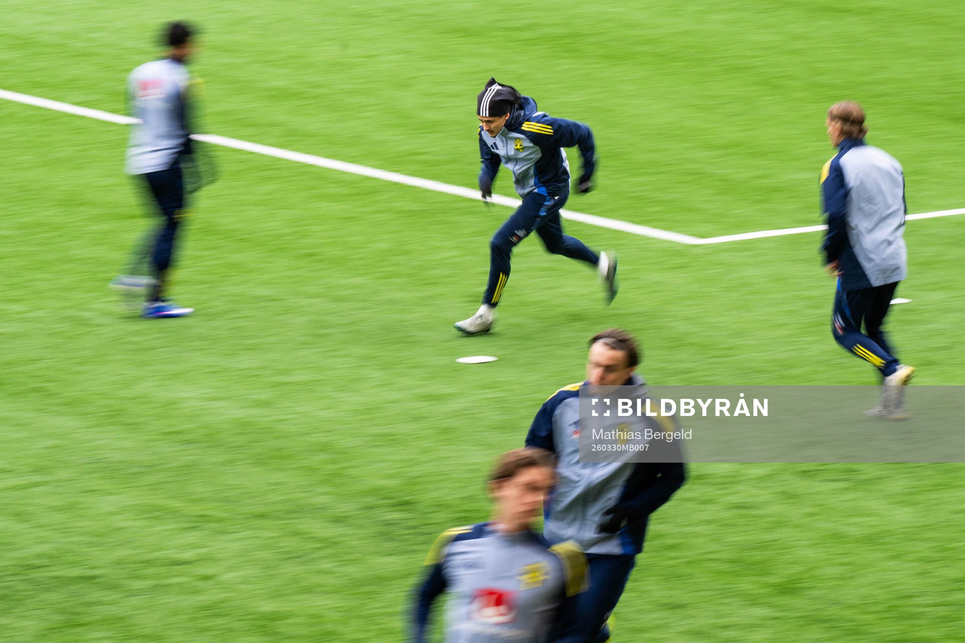 Amin Boudri of the Swedish under-21 national football team