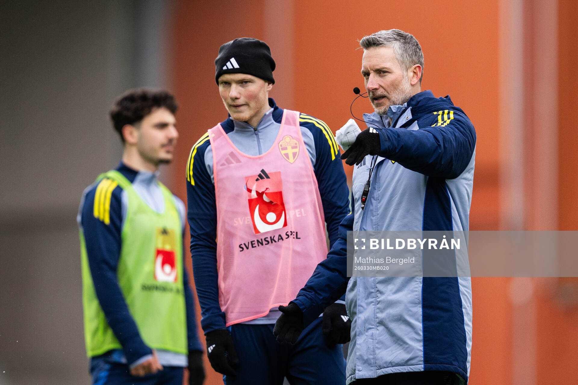 Marcus Rafferty and assistant coach Axel Kjäll of the