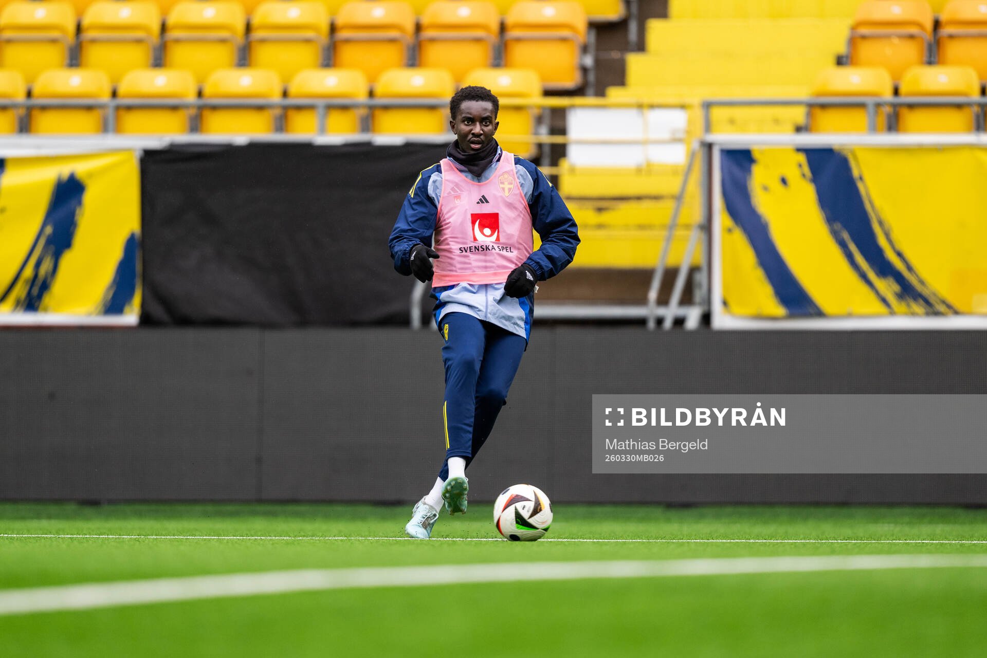Peter Amoran of the Swedish under-21 national football team