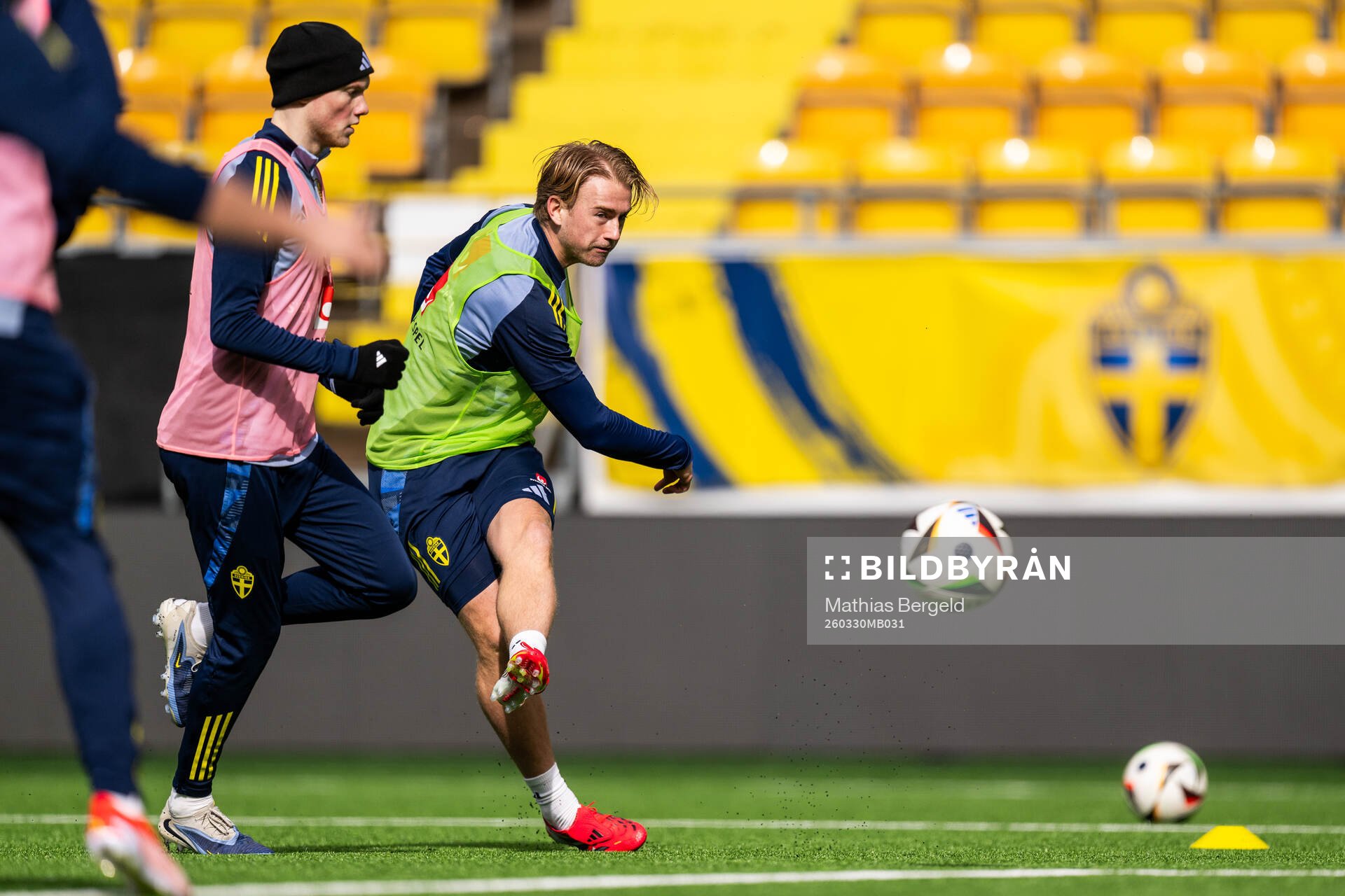 Noah Tolf of the Swedish under-21 national football team