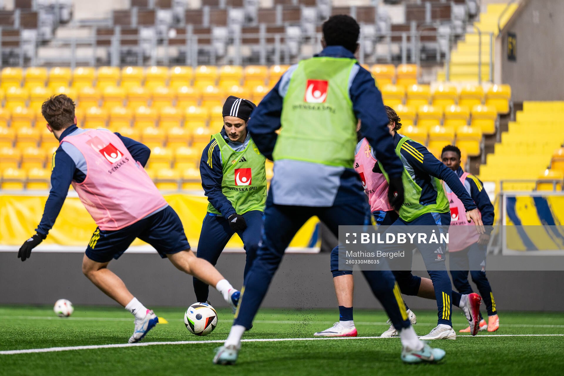 Amin Boudri of the Swedish under-21 national football team