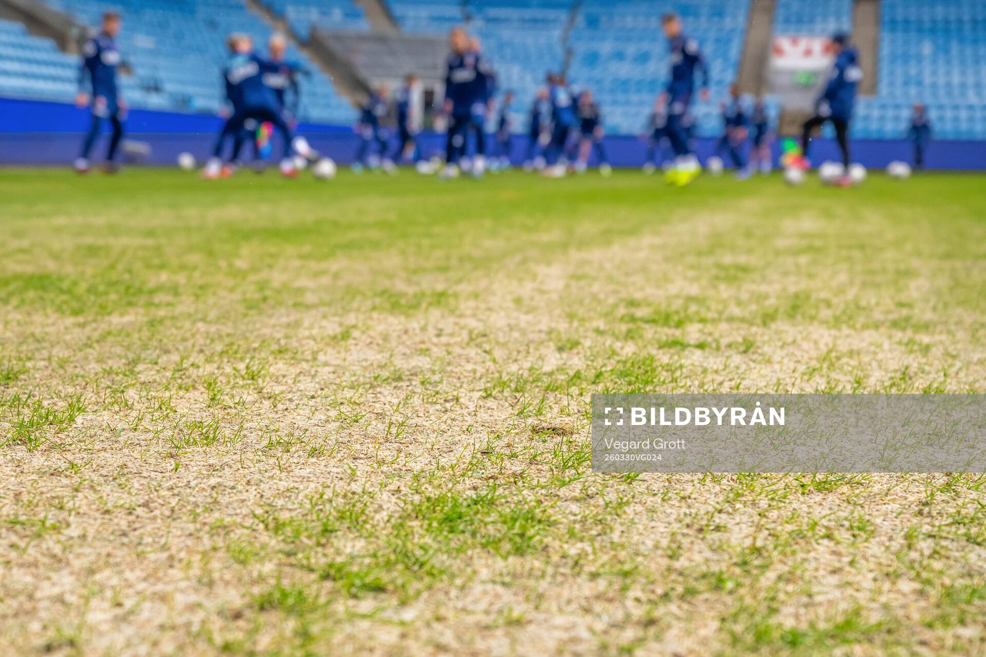 General view of the pitch