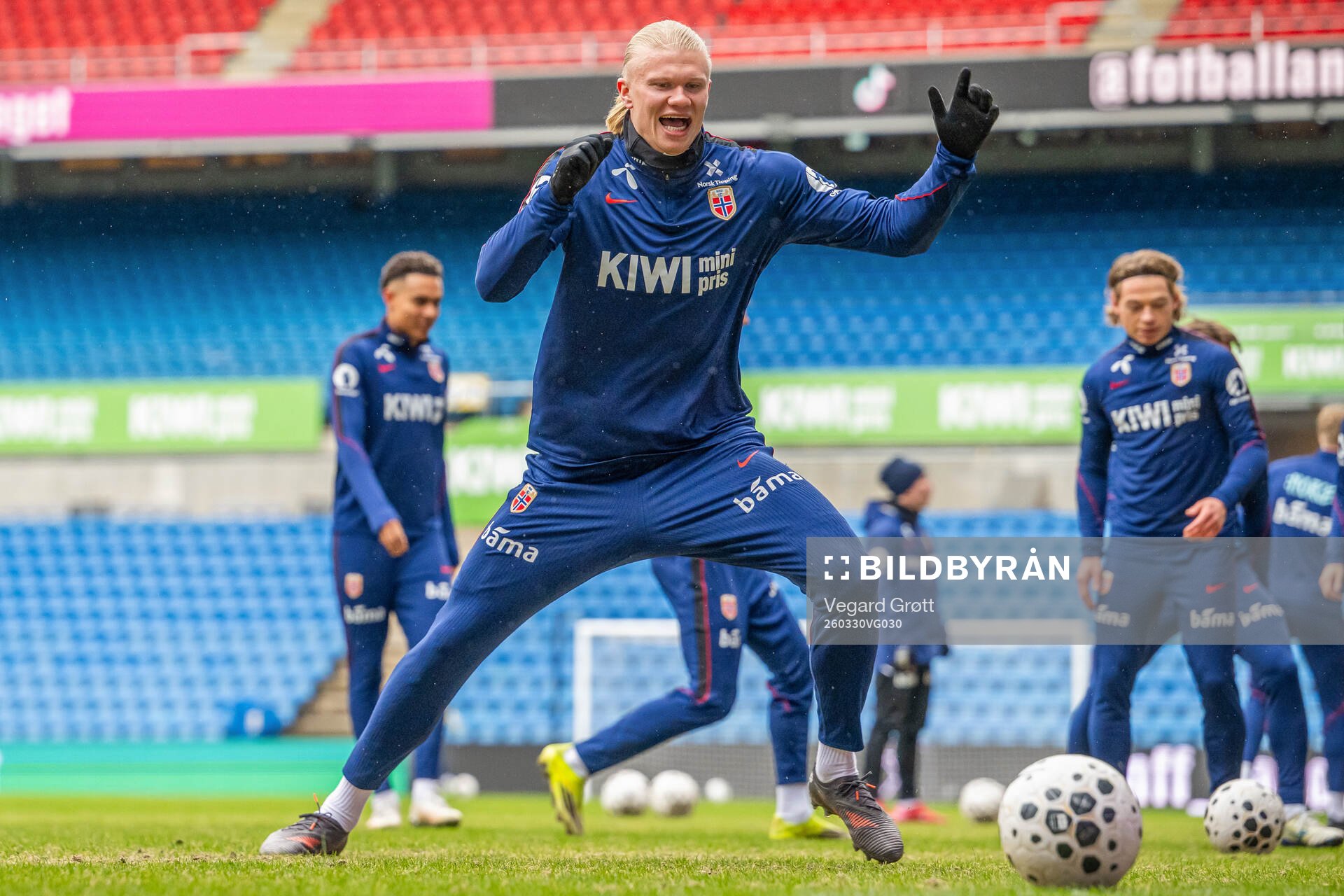 Erling Braut Haaland of the Norwegian national football team