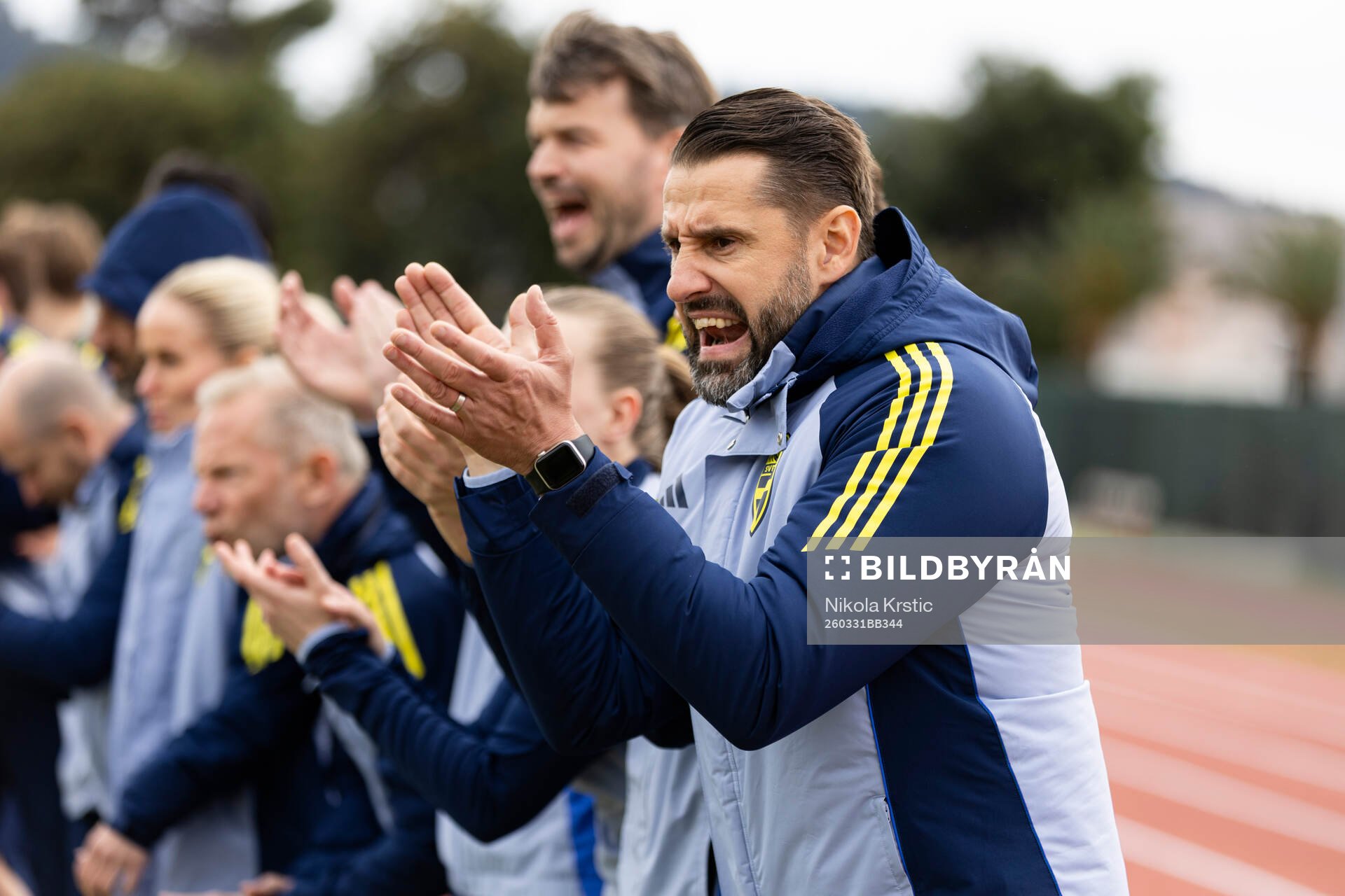 Head coach Mirza Jelecak of Sweden