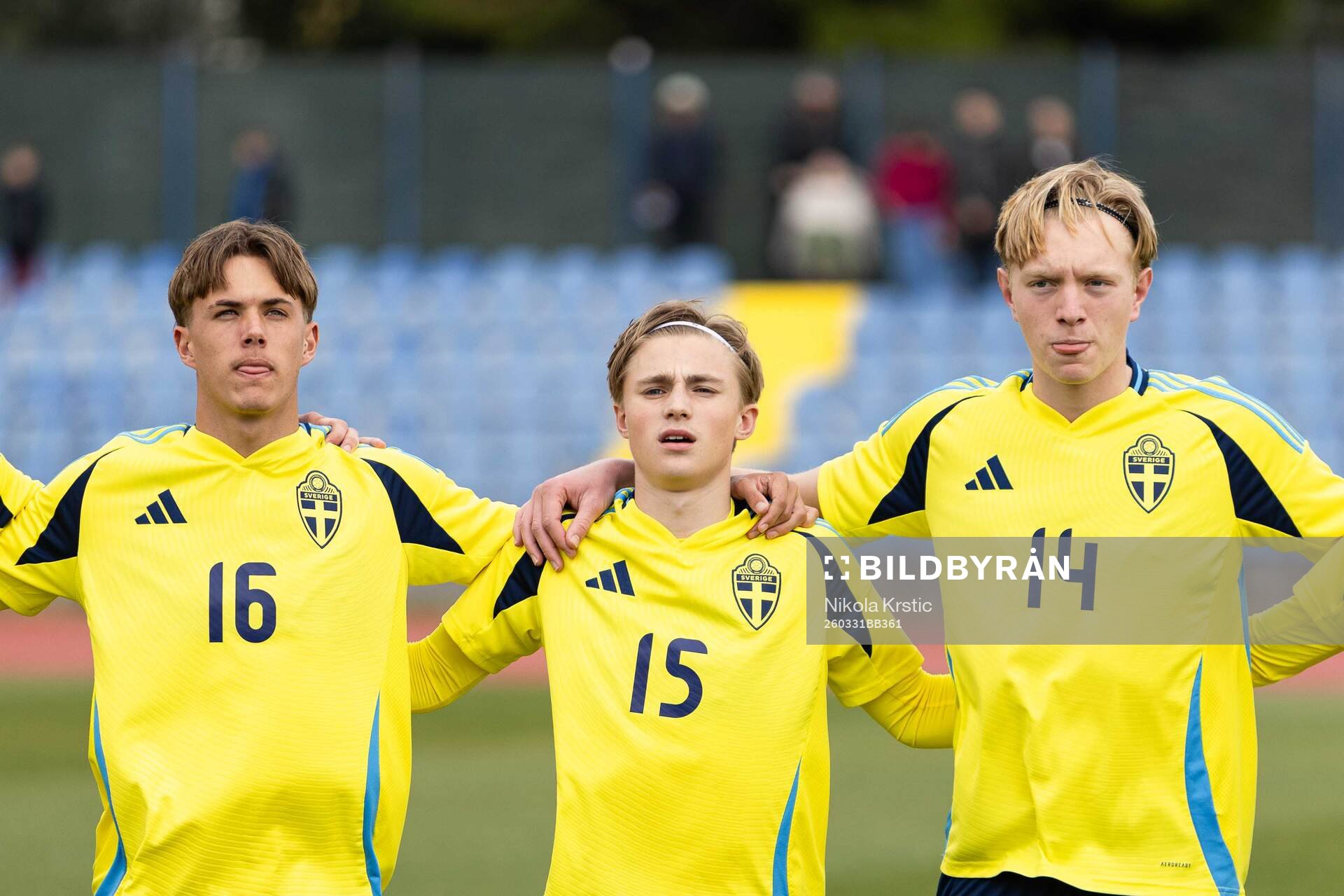 Leon Westin Bryhn, Hugo Lindskog and Hampus Thorsson of