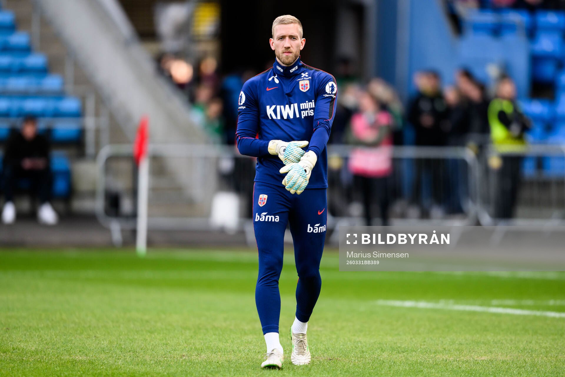 Goalkeeper Egil Selvik of Norway