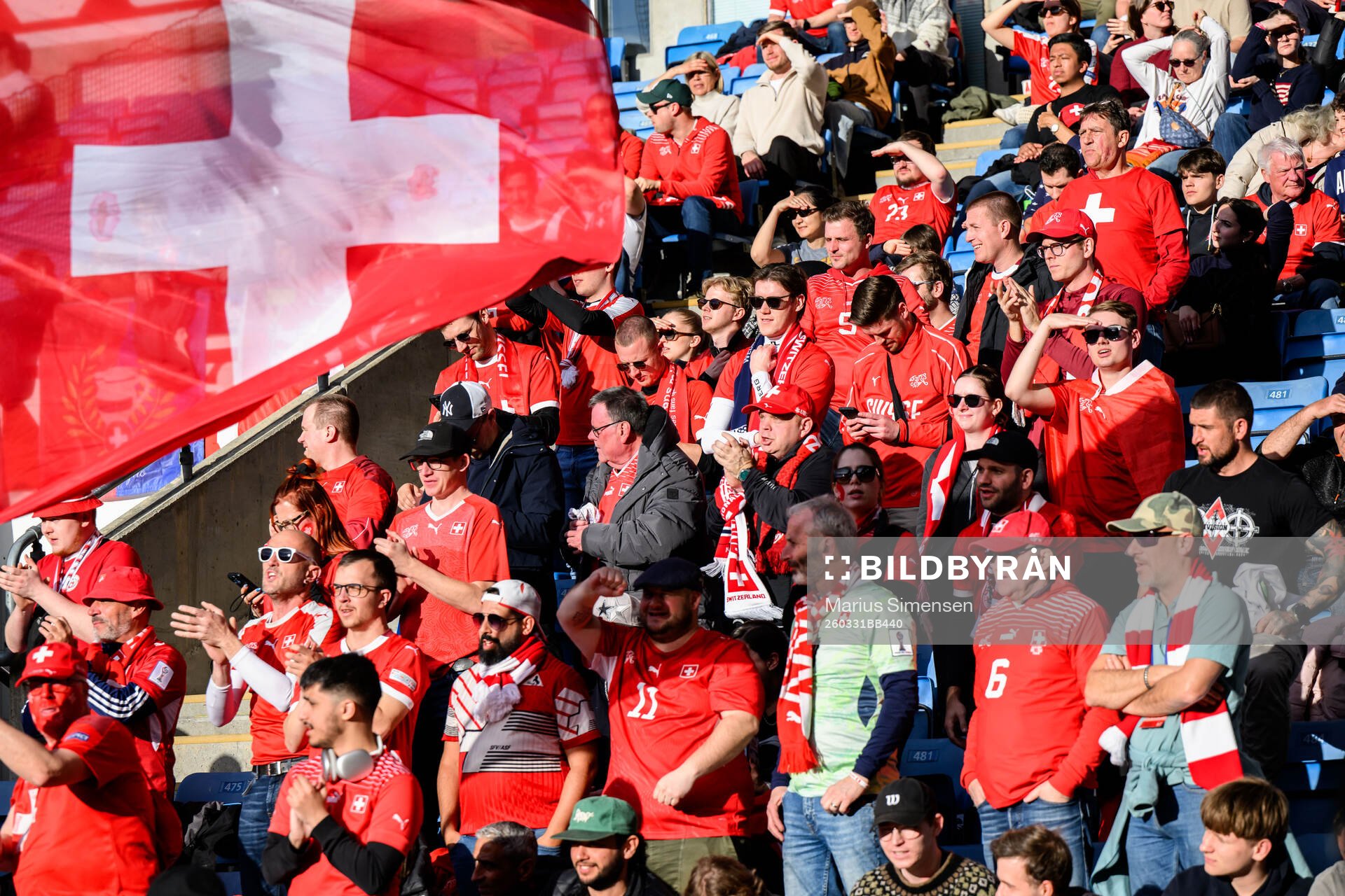 Fans of Switzerland