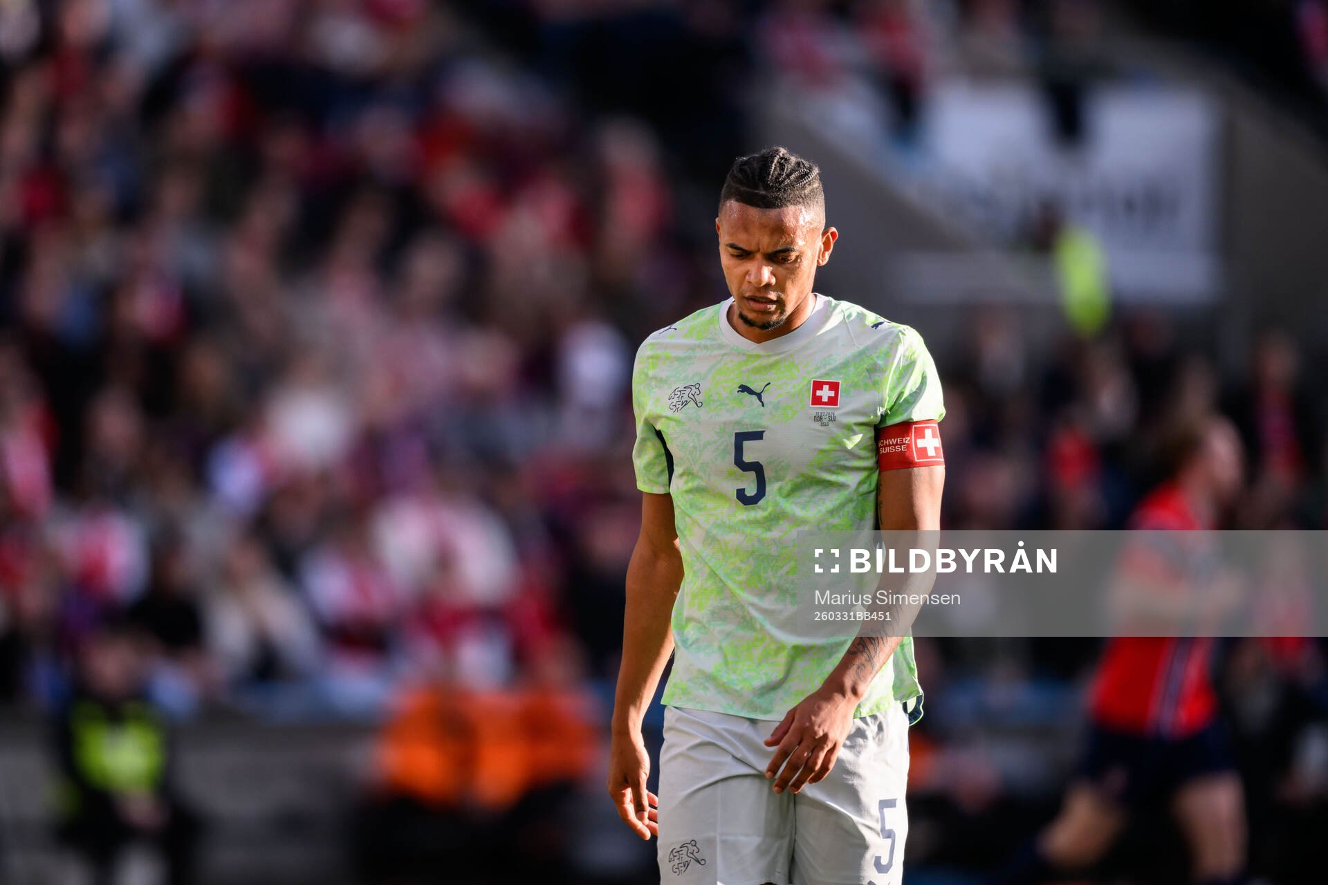 Manuel Akanji of Switzerland