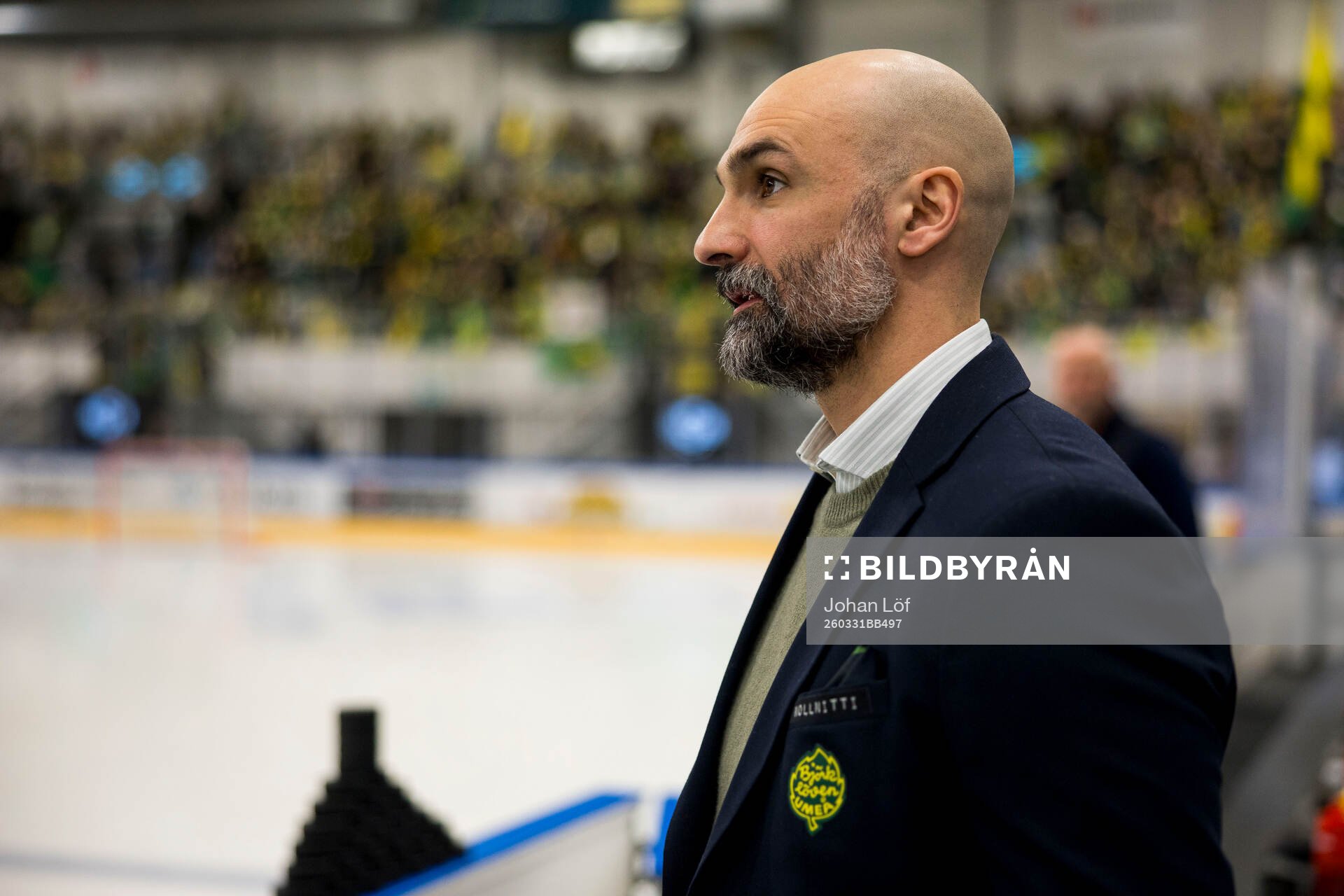 Björklövens assisterande tränare Daniel Rahimi