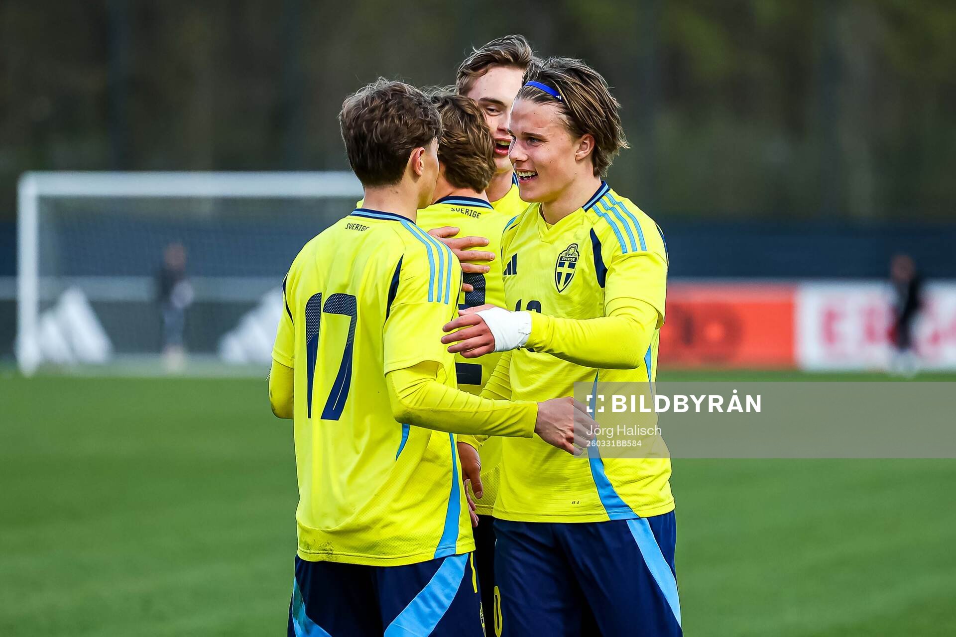 Filip Öhman, Fred Bozicevic and Love Arrhov of Sweden