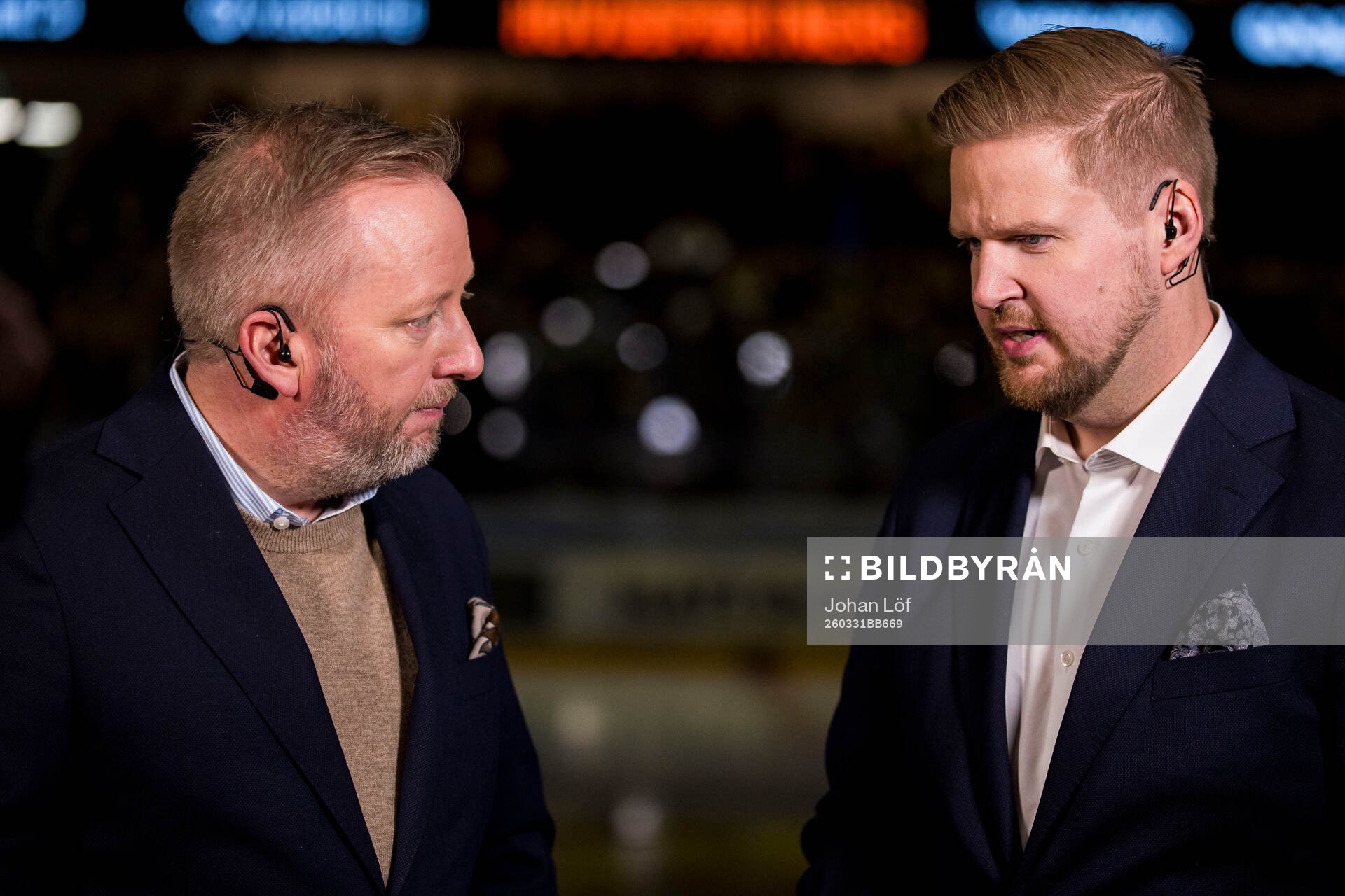 TV4-kommentatorerna Fredrik Söderberg och Lars Lindberg