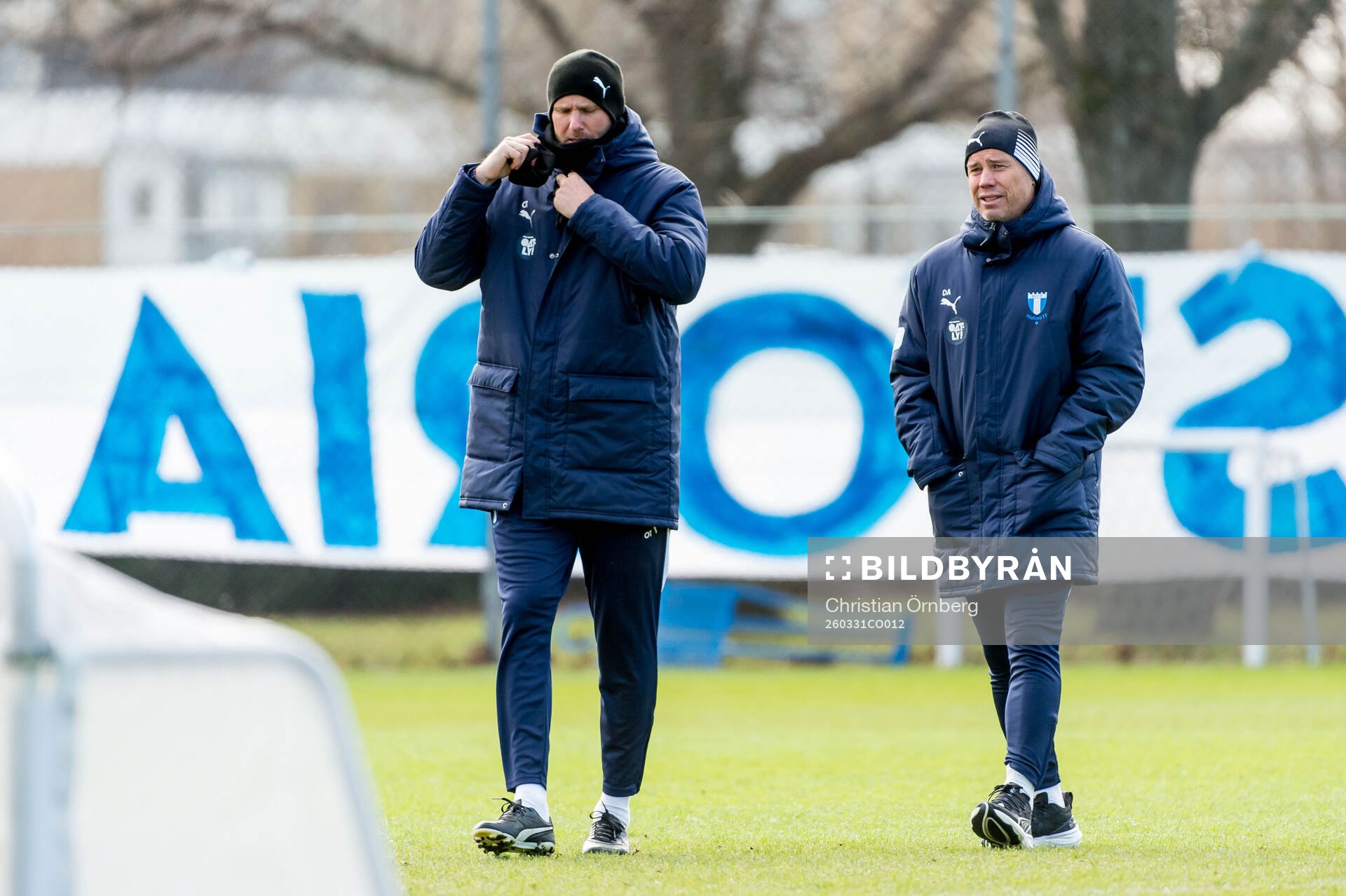 Top Talent Manager Ola Toivonen och fotbollschef Daniel