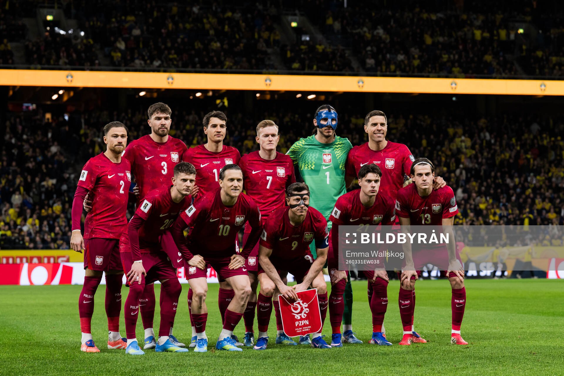 The startin eleven of Poland