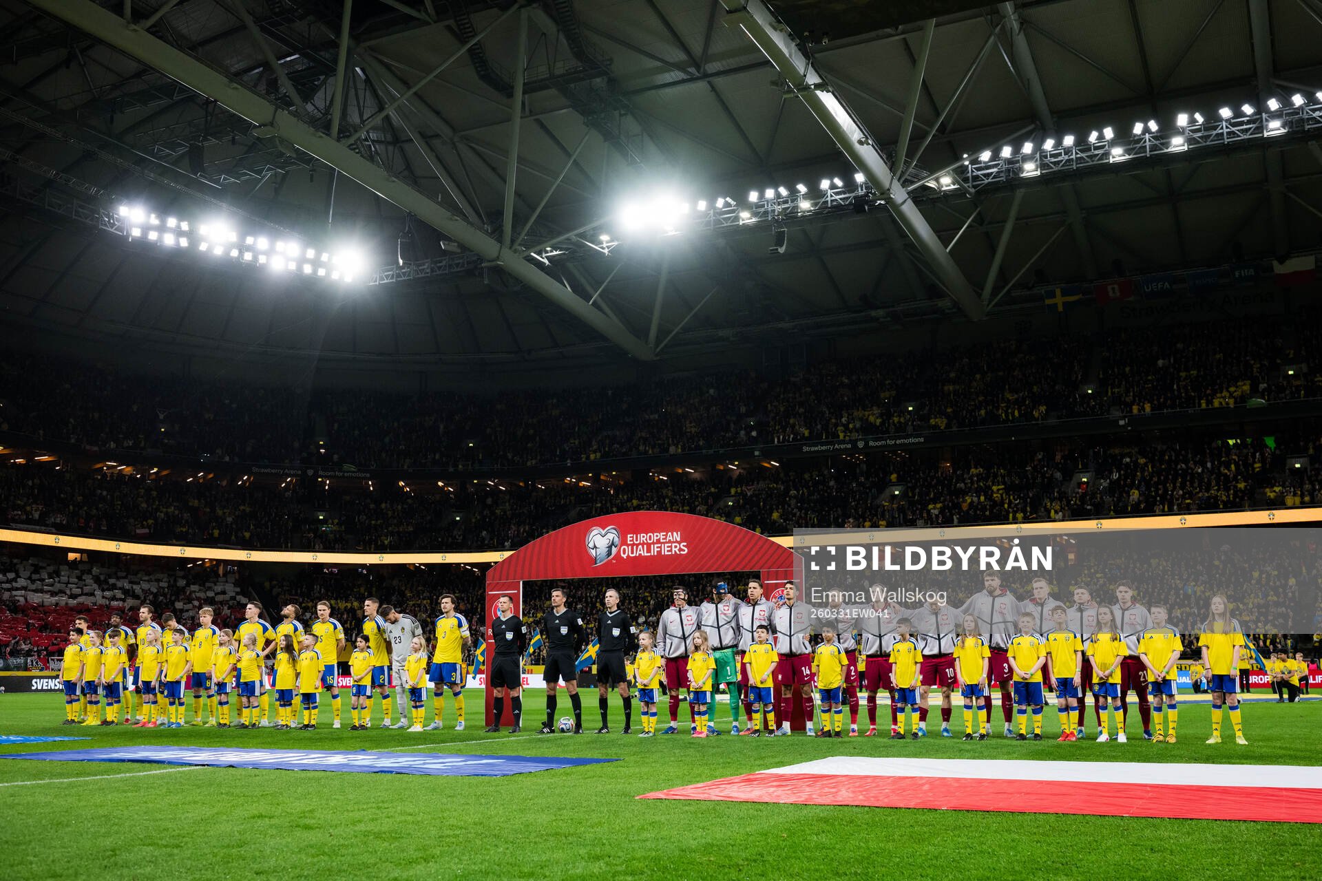 Players of Sweden and of Poland