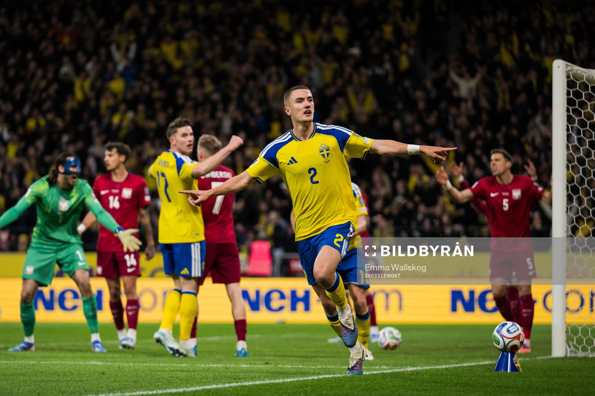 Gustaf Lagerbielke of Sweden celebrates