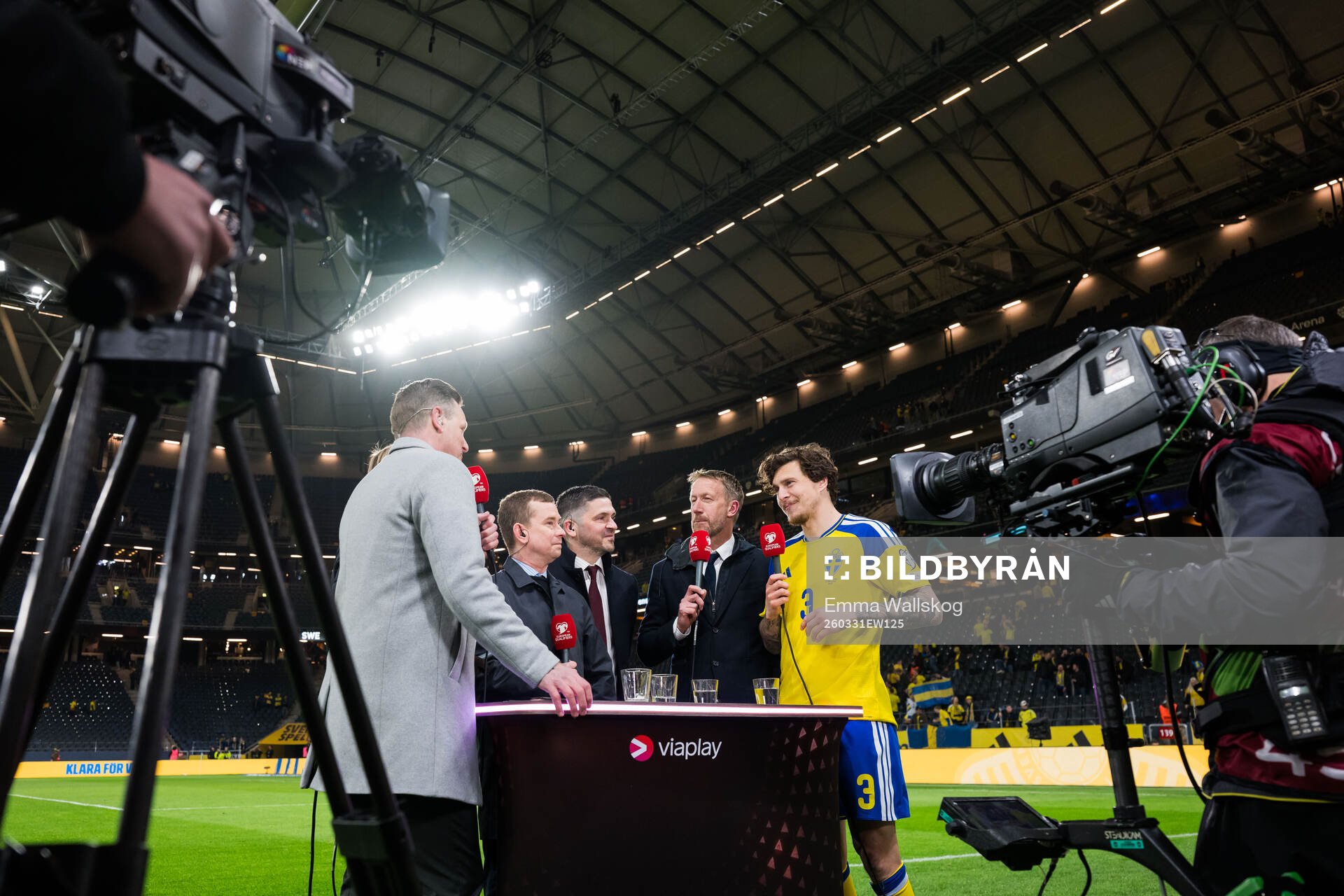 Niklas Jihde, Erik Niva, Bojan Djordjic of Swedish