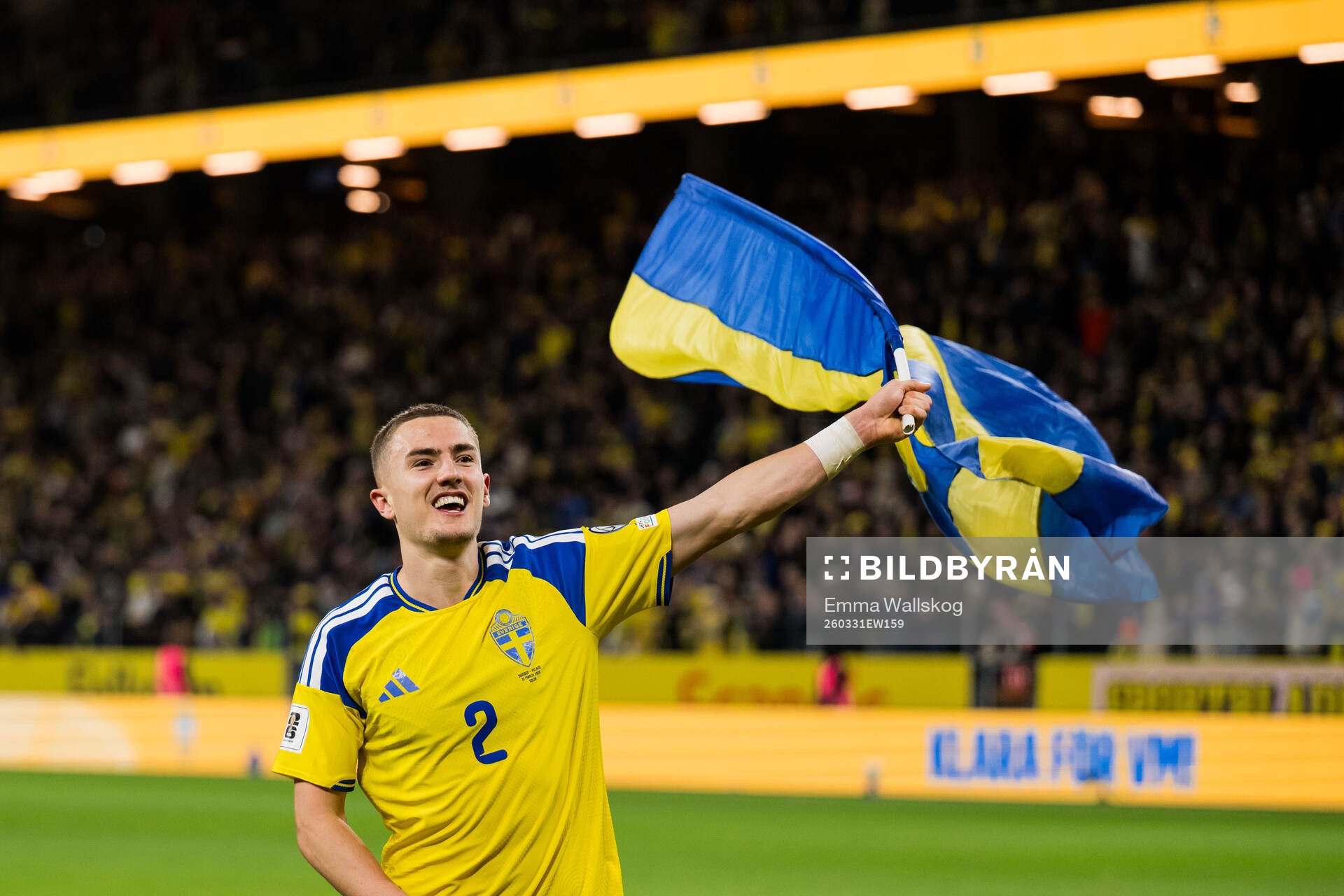 Gustaf Lagerbielke of Sweden celebrates