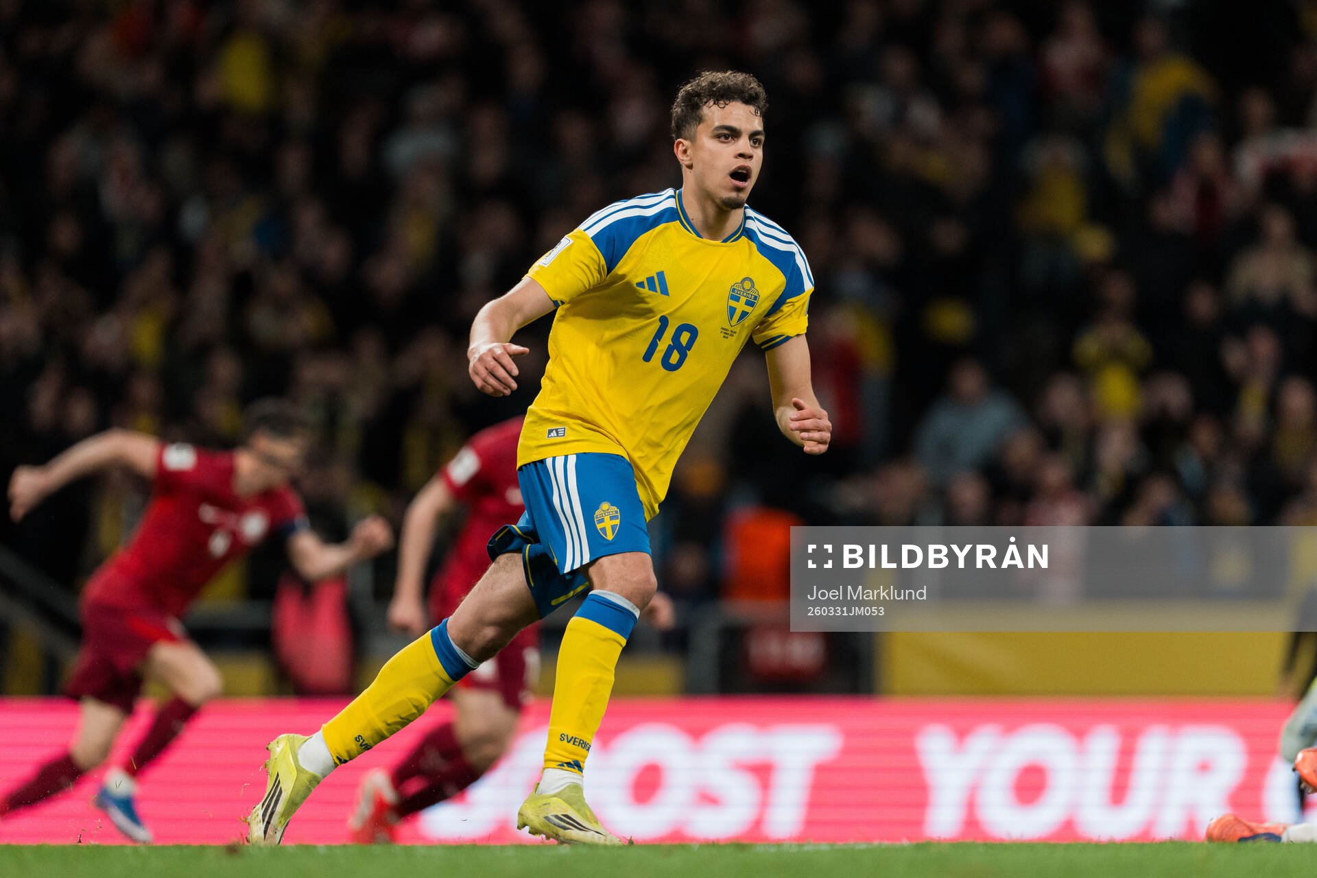 Yasin Ayari of Sweden