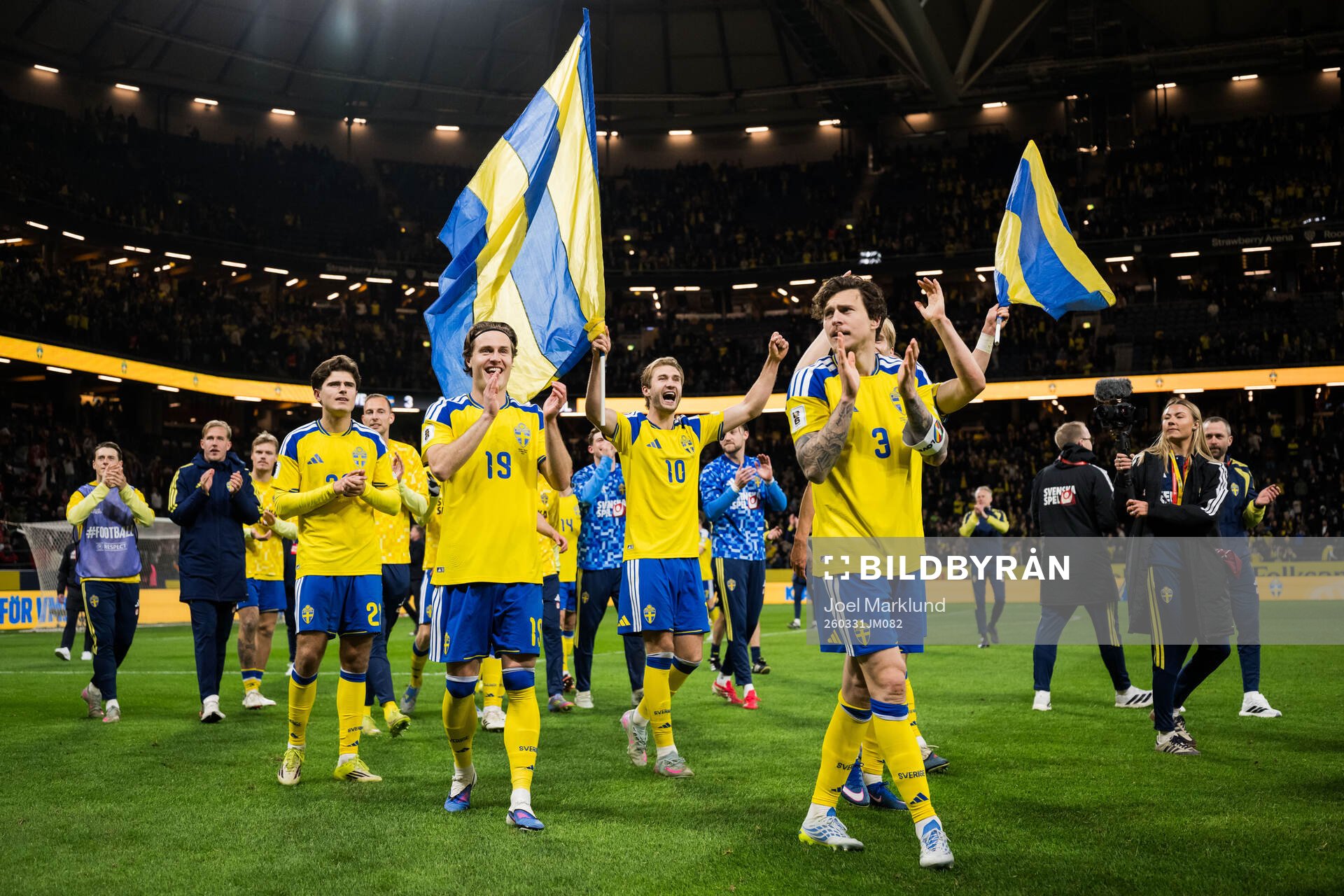 Besfort Zeneli, Mattias Svanberg, Benjamin Nygren and