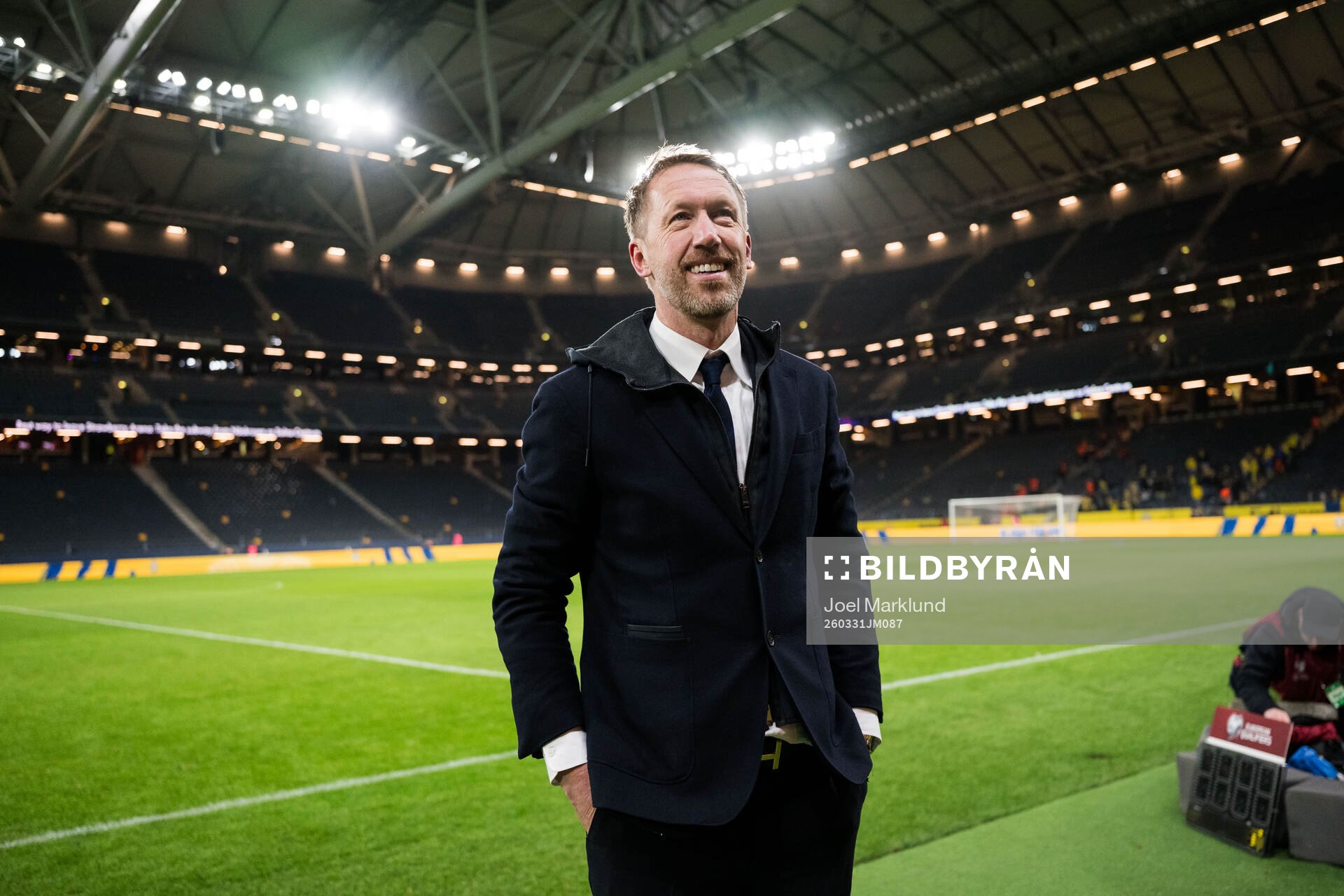 Head coach Graham Potter of Sweden