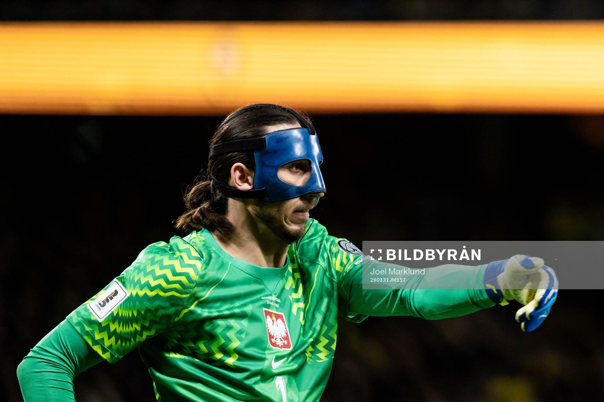 Goalkeeper Kamil Grabara of Poland