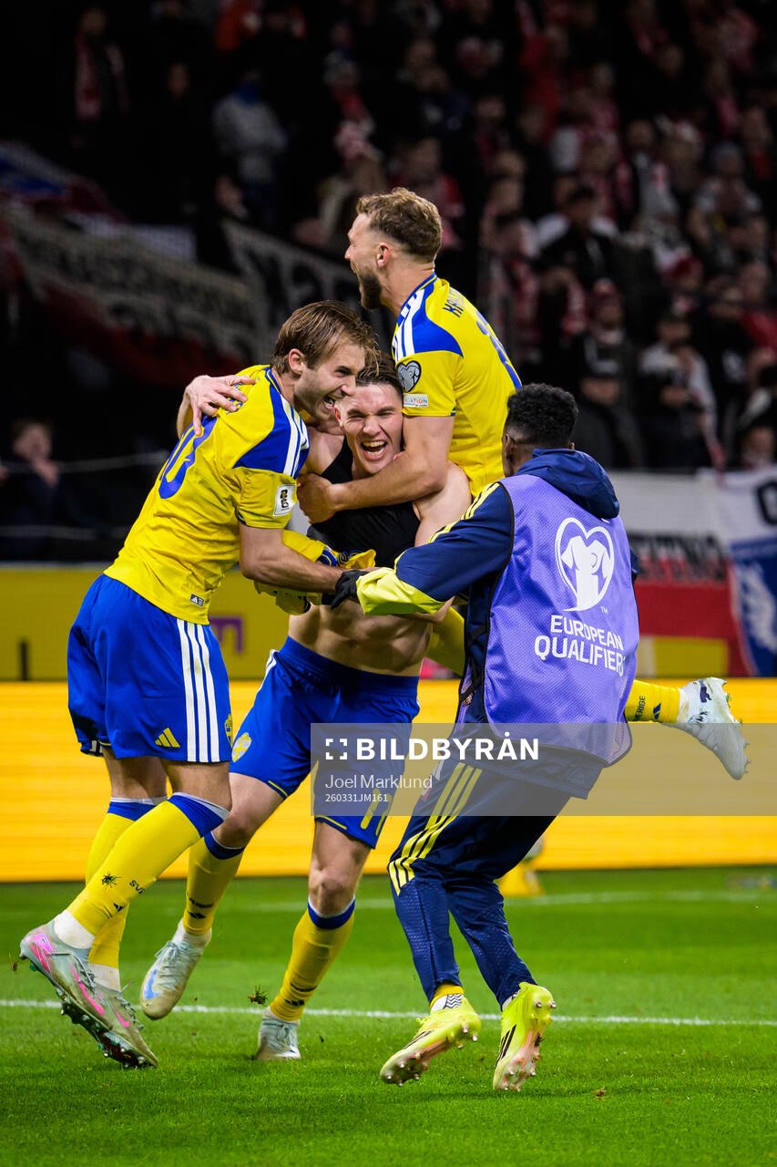 Benjamin Nygren, Viktor Gyökeres, Jesper Karlström and