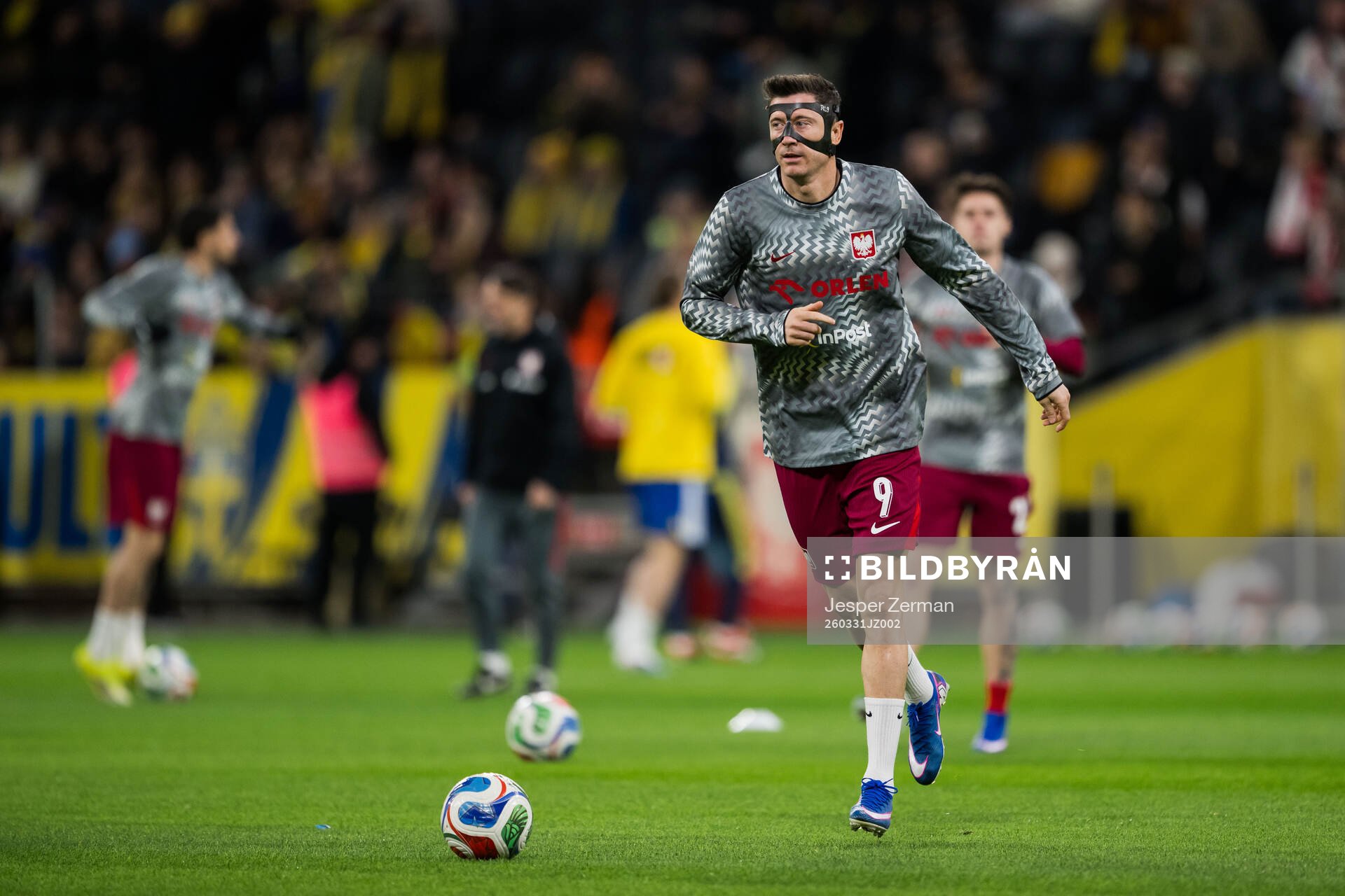 Robert Lewandowski of Poland