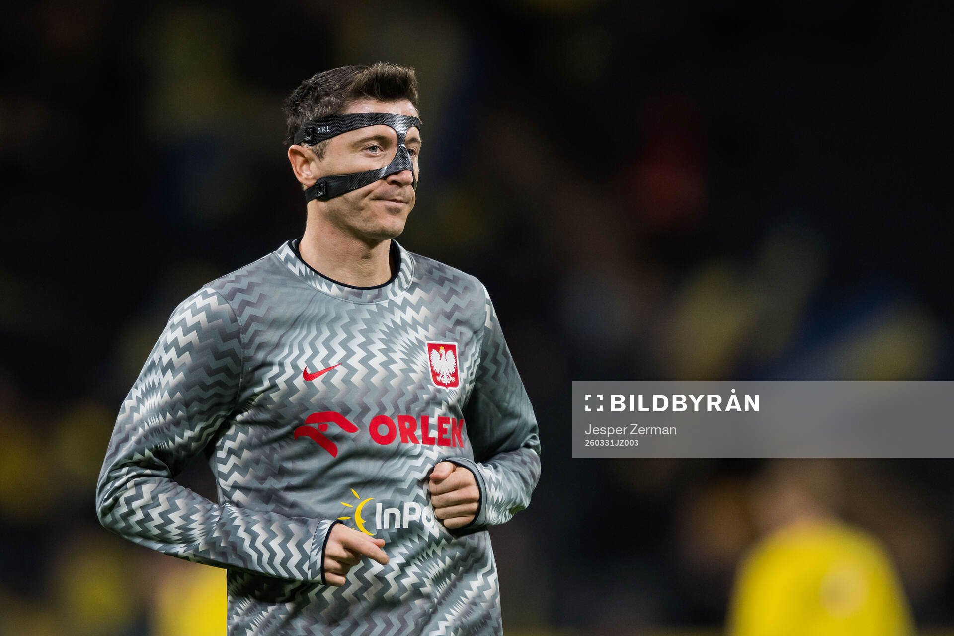 Robert Lewandowski of Poland