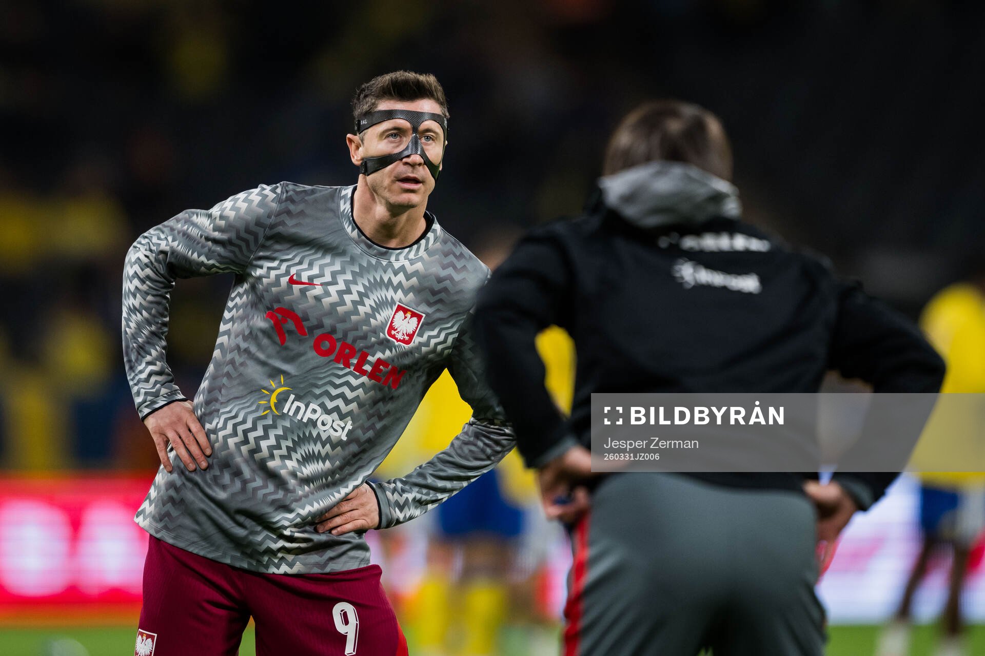 Robert Lewandowski of Poland